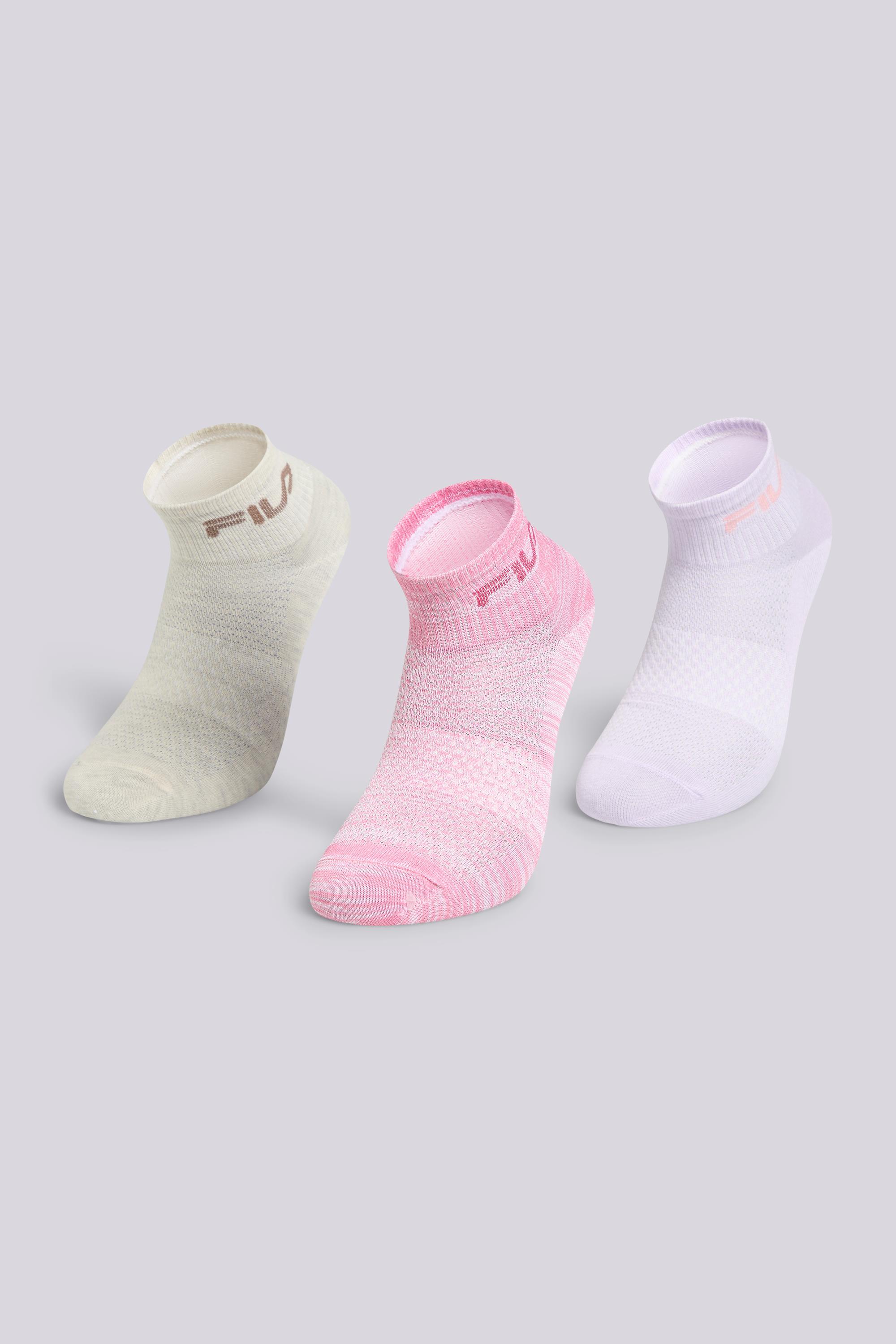 Calcetines Cortos Fila - Morado - Calcetines Mujer