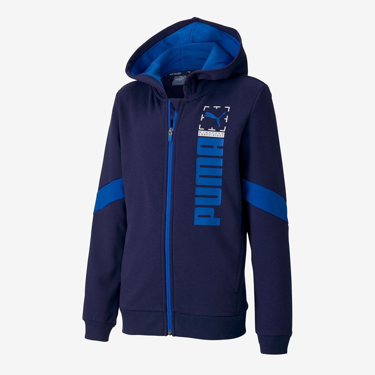 Sudadera Capucha Puma - Marino - Sudadera Chico talla 12