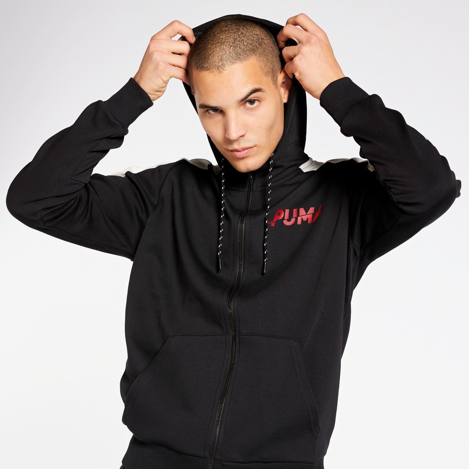 Puma Modern - Negro - Sudadera Capucha Hombre talla S