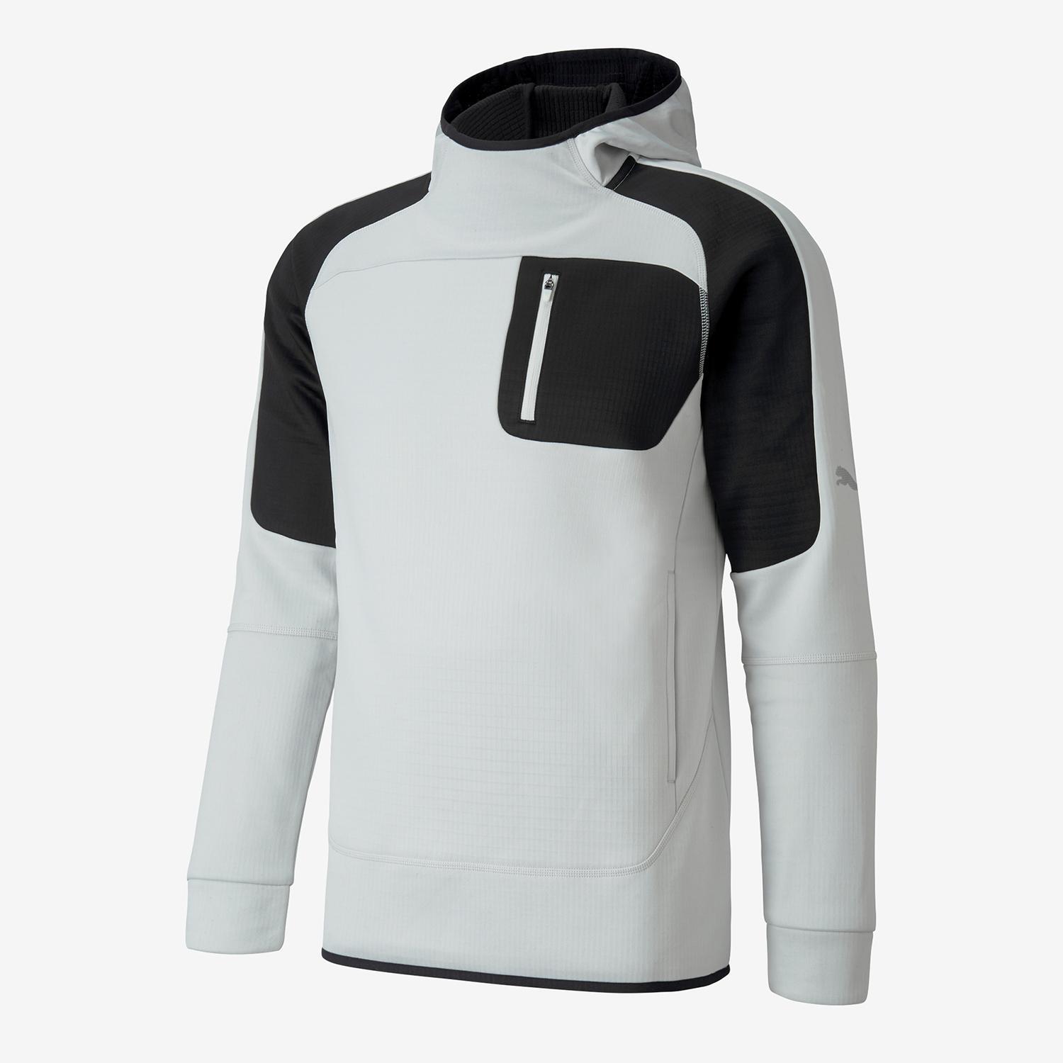 Puma Evostripe Warm - Blanco - Sudadera Capucha Hombre talla S