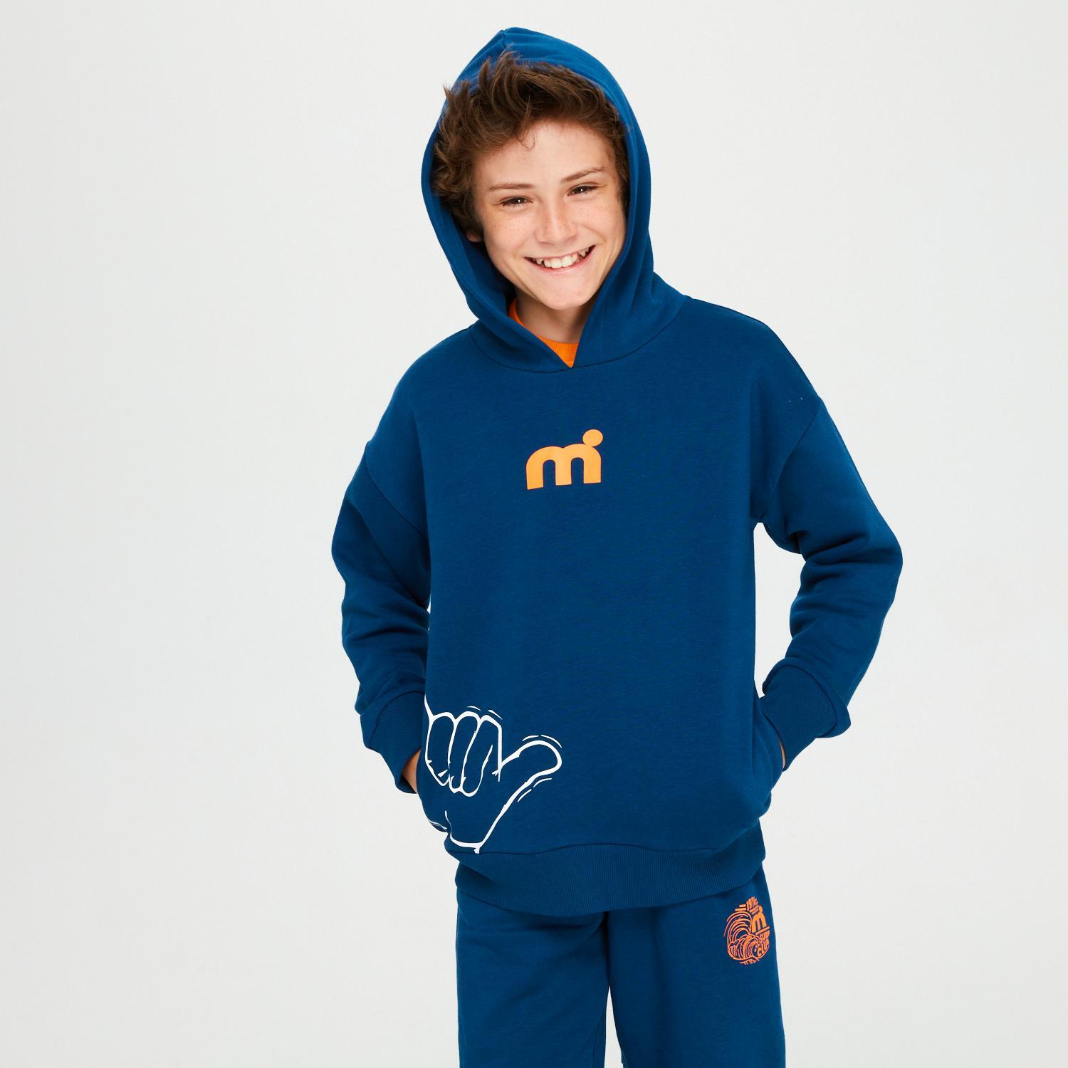 Mistral Carlos - Marino - Sudadera Capucha Chico talla 10