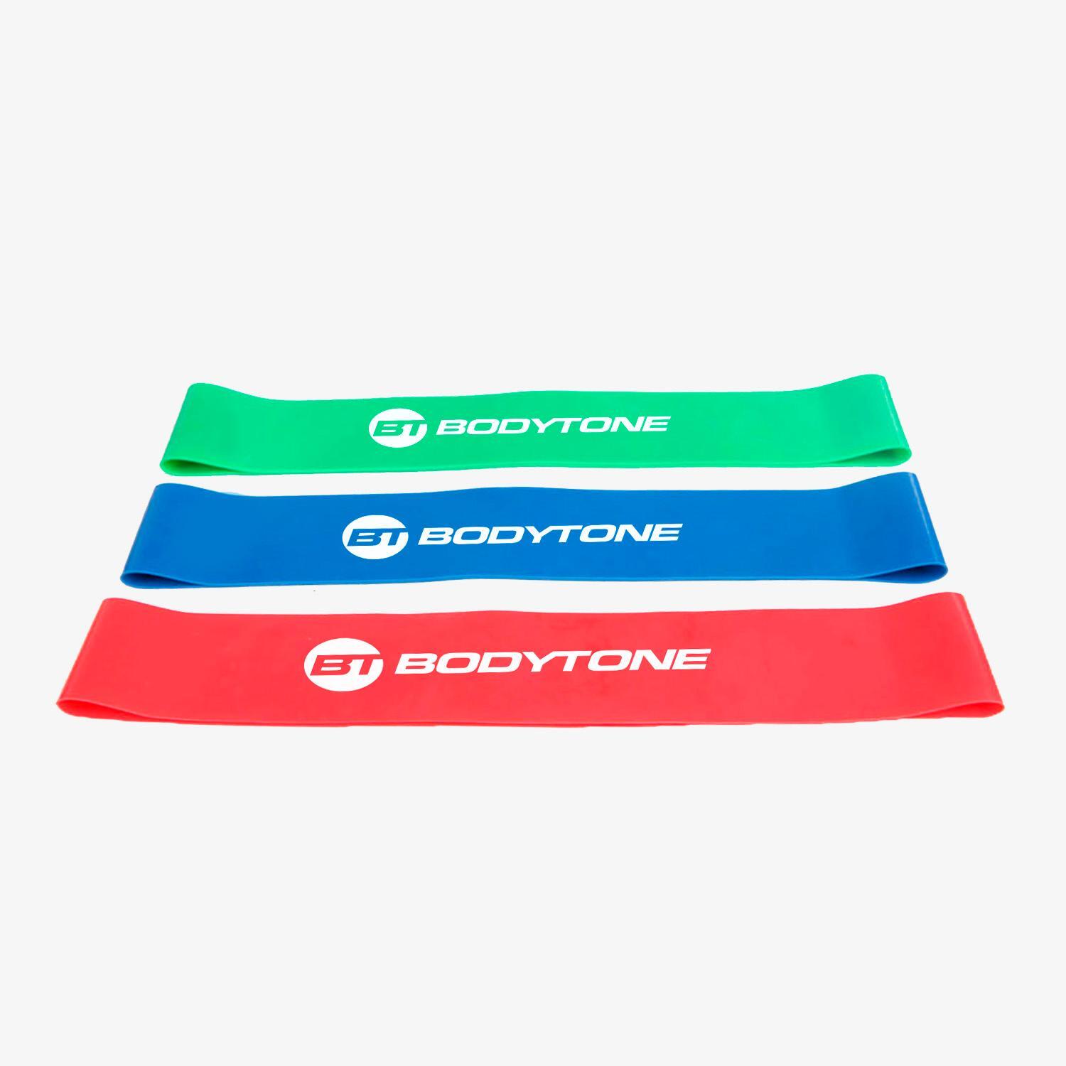 Set Mini Bandas Elásticas Bodytone - Verde - Accesorios Fitness MKP talla T.U.