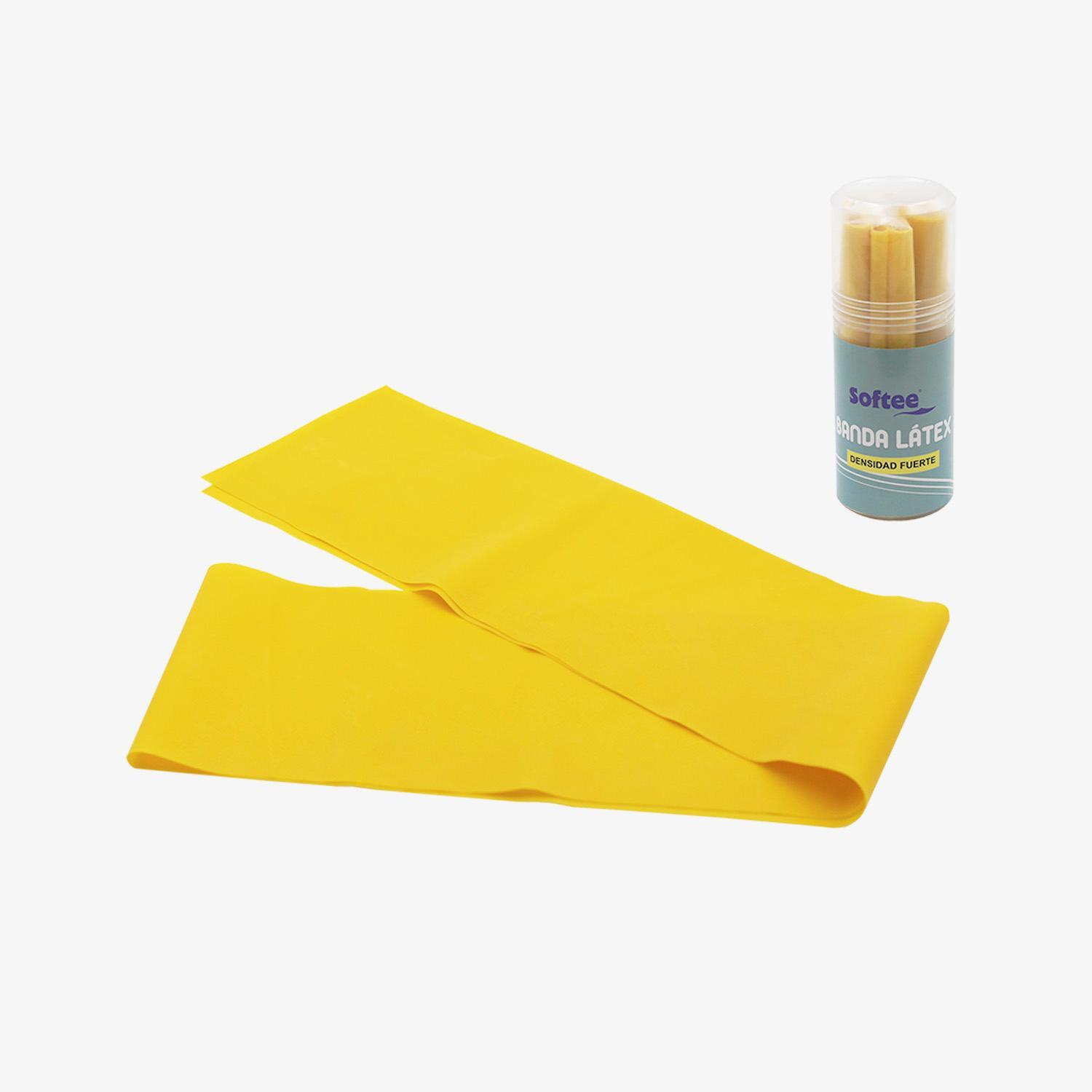 Banda Elástica 1,5 m Softee - Amarillo - Accesorios Fitness talla T.U.