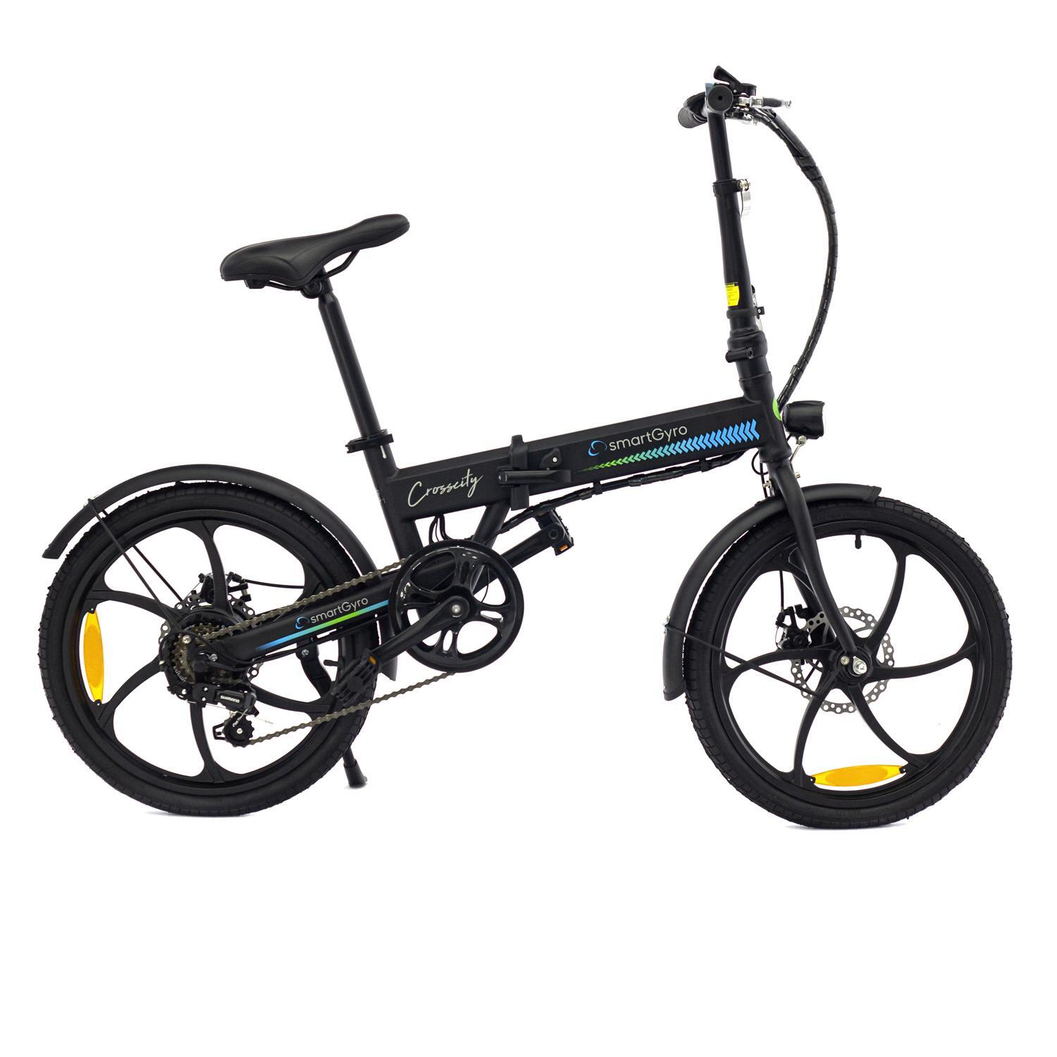 Bicicleta Smartgyro Crosscity - Negro - Bici Eléctrica talla UNICA
