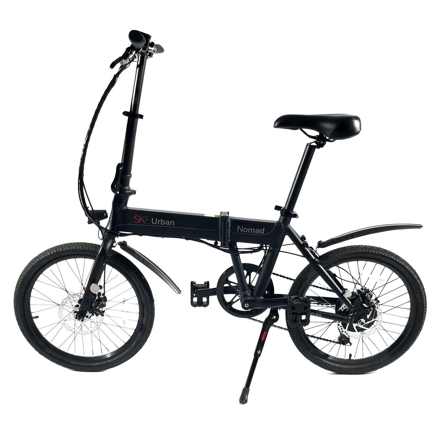 Urban Nomad Preto - Bicicleta Elétrica tamanho T.U.