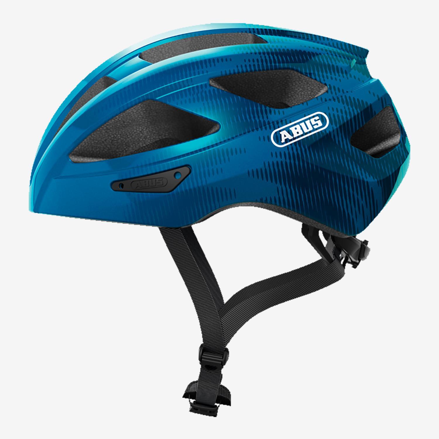 Abus Macator - Azul - Casco Ciclismo talla M