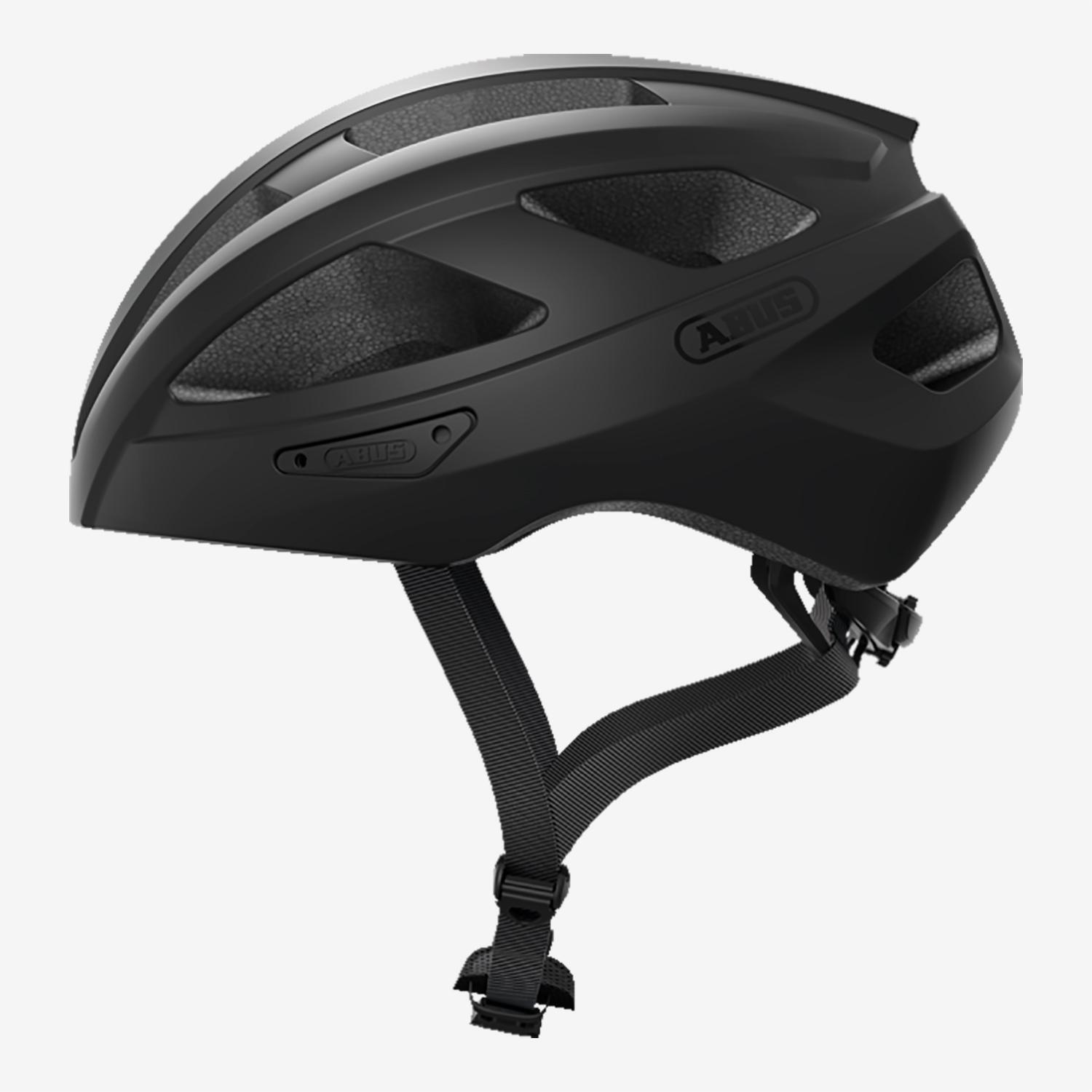 Abus Macator - Negro - Casco Ciclismo talla L