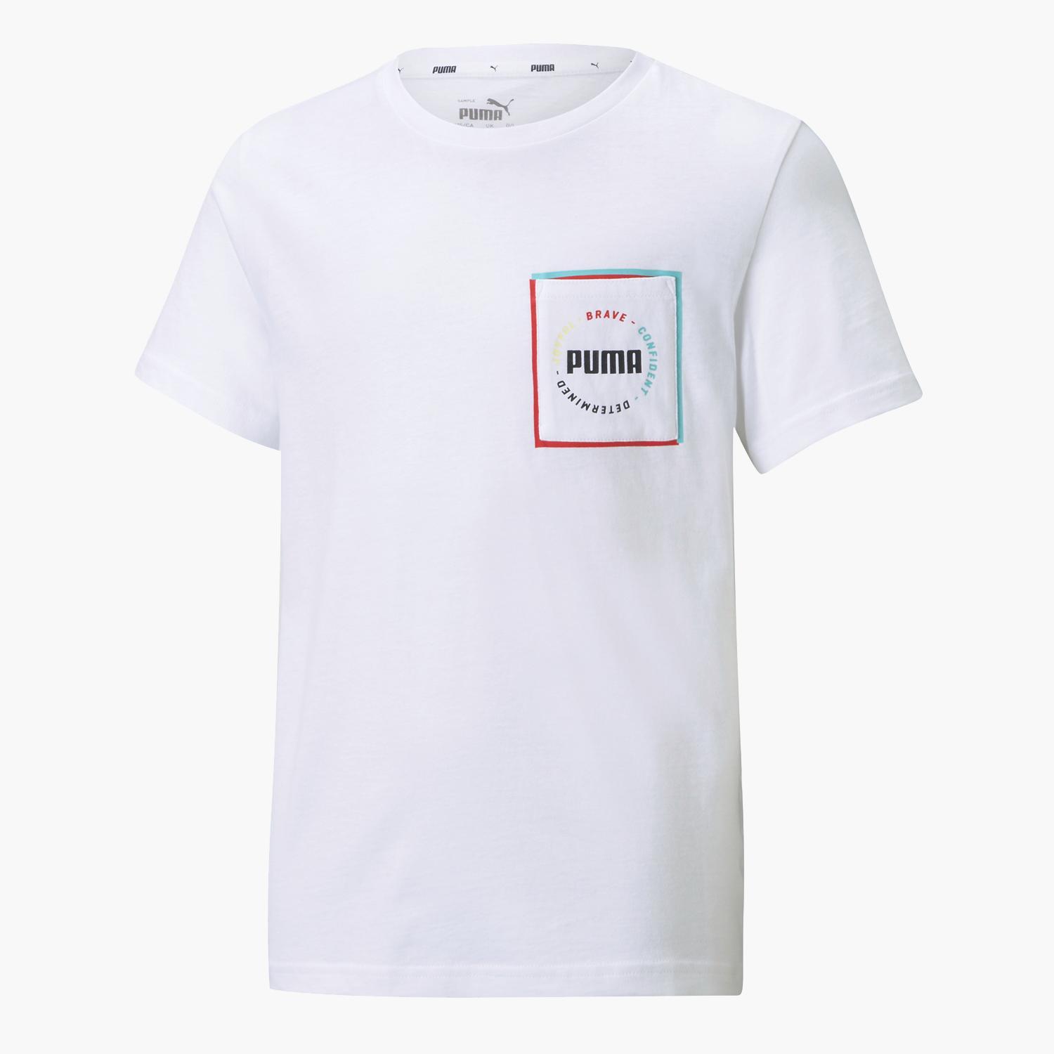 Puma Alpha - Blanco - Camiseta Chico talla 14