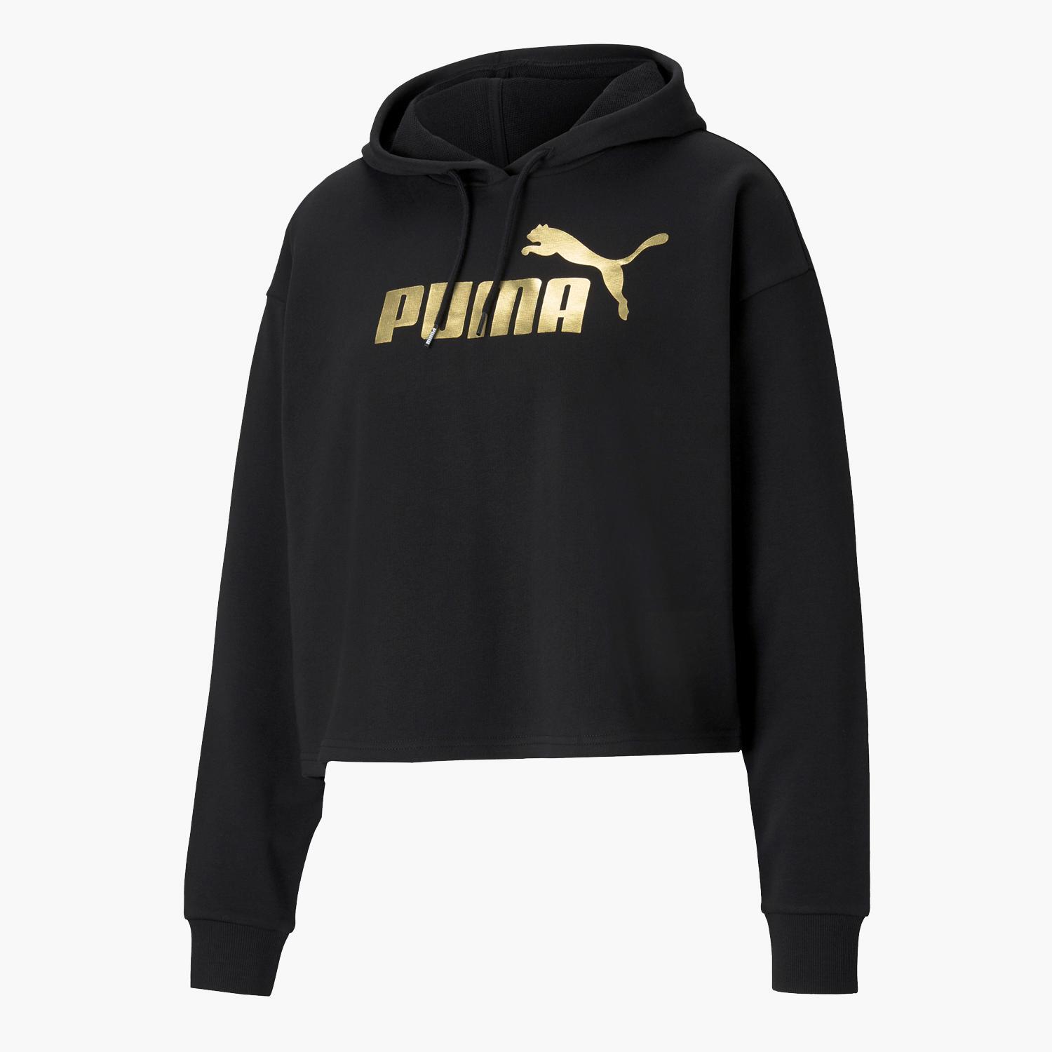 Puma Essentials - Negro - Sudadera Capucha Mujer talla S