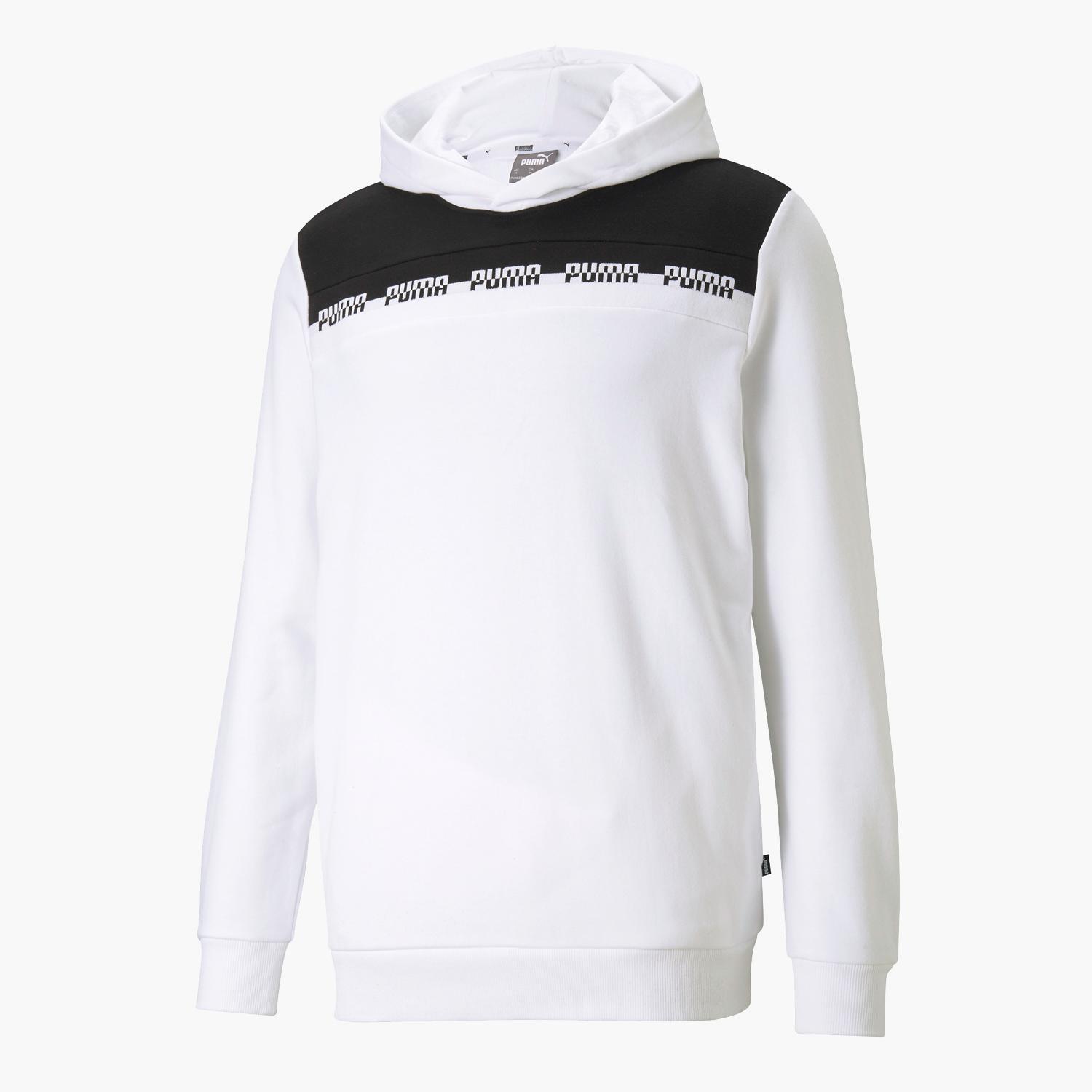 Puma Amplified - Blanco - Sudadera Capucha Hombre talla S