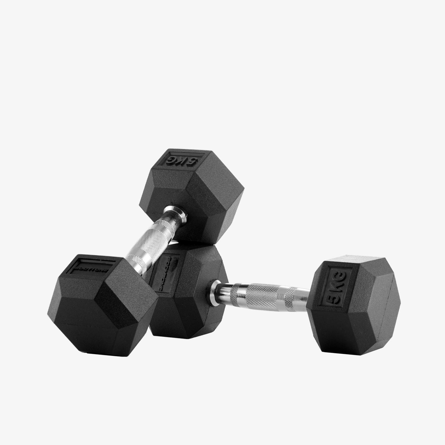 Haltères 5Kg Bodytone-Noir-Poids MKP taille T.U.