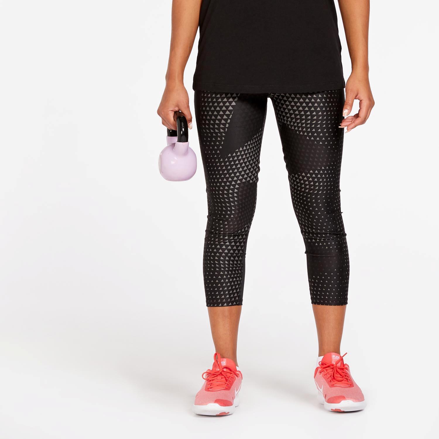 Puma Trail Aop 3/4 - Negro - Mallas Gym Mujer talla L