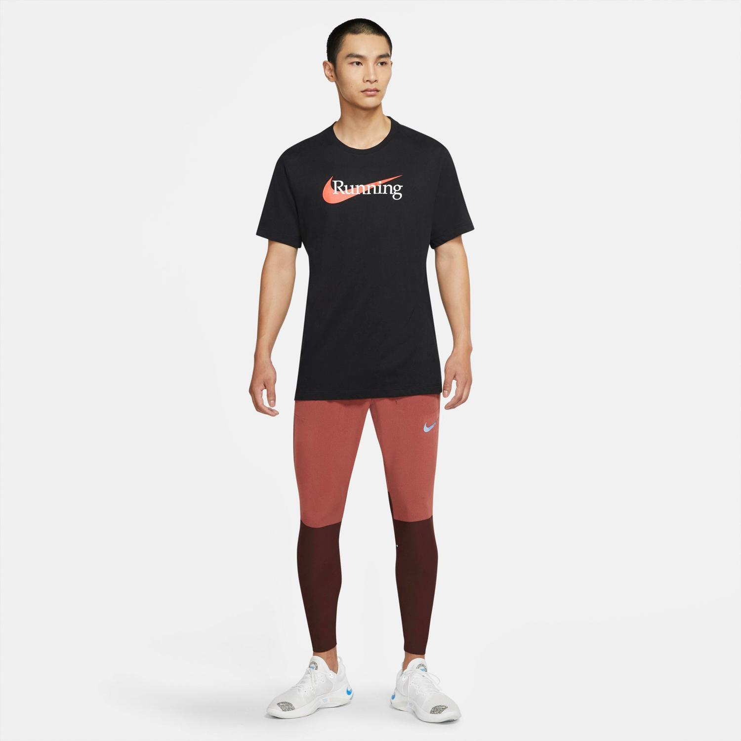 T-shirt Preto - T-shirt Running Homem tamanho L