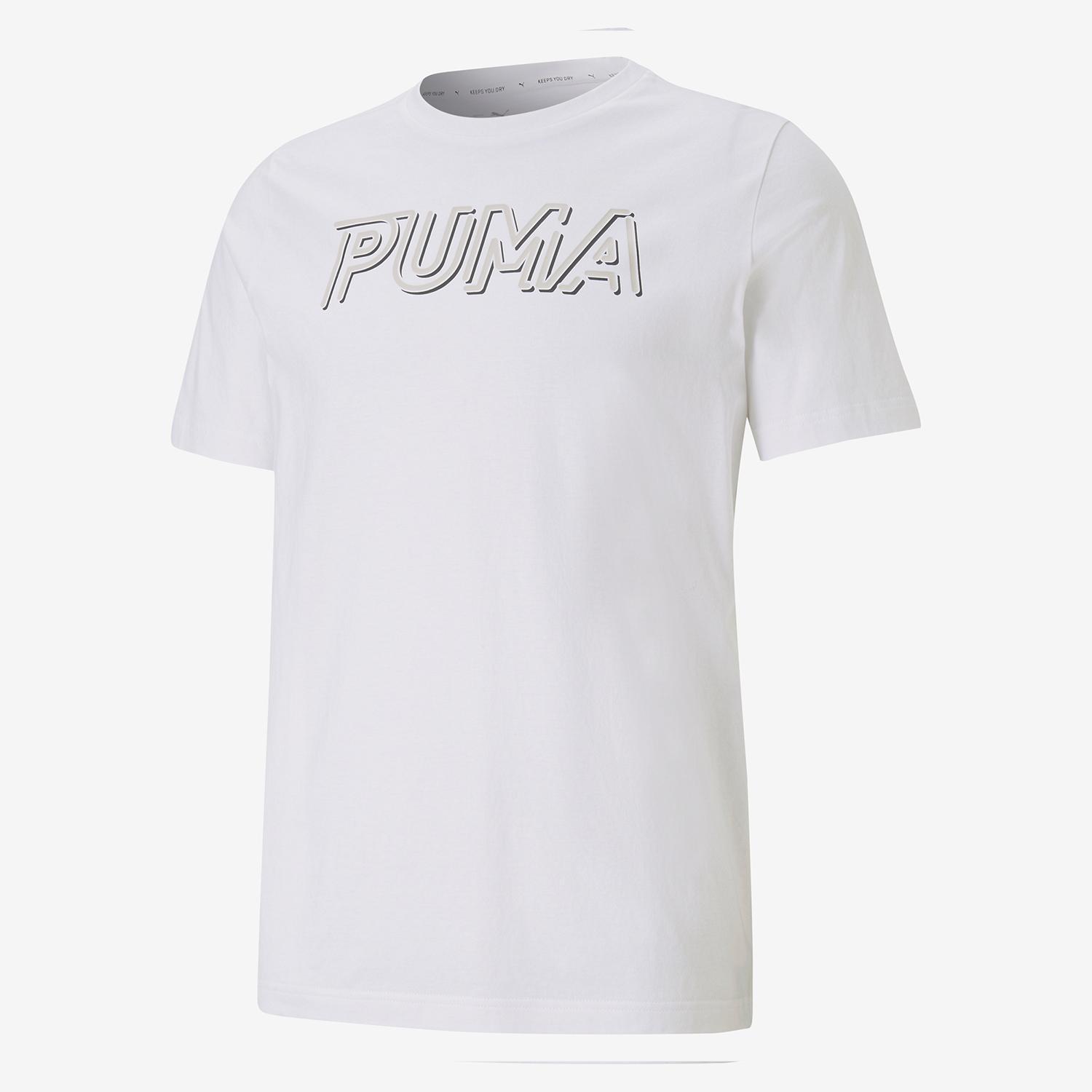 Puma Modern - Blanca - Camiseta Hombre talla L