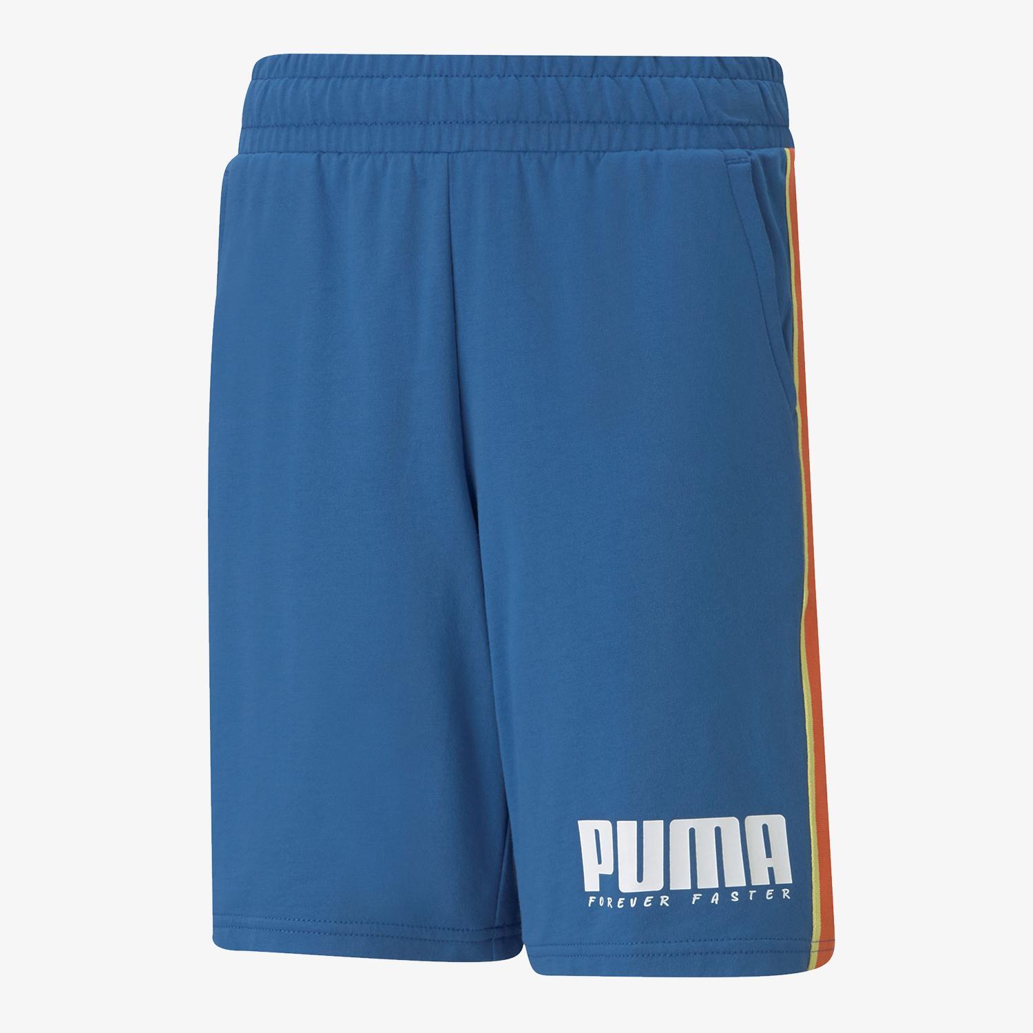 Puma Alpha - Azul - Pantalón Corto Chico talla 16
