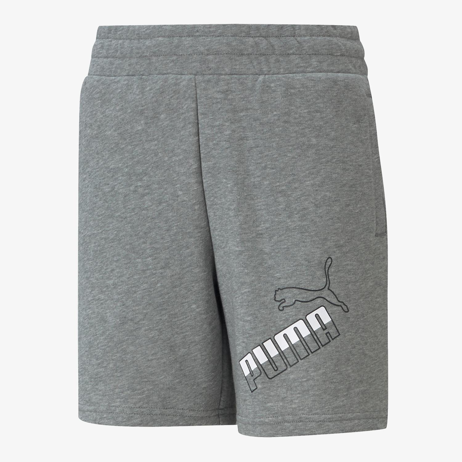 Puma Amplified - Gris - Pantalón Corto Chico talla 12