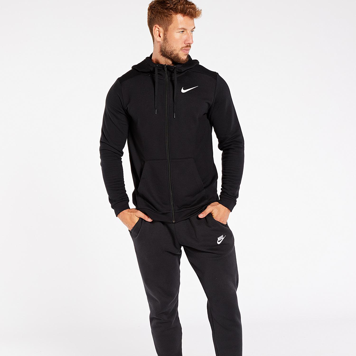 Nike Dri-Fit - Negro - Sudadera Capucha Hombre talla S