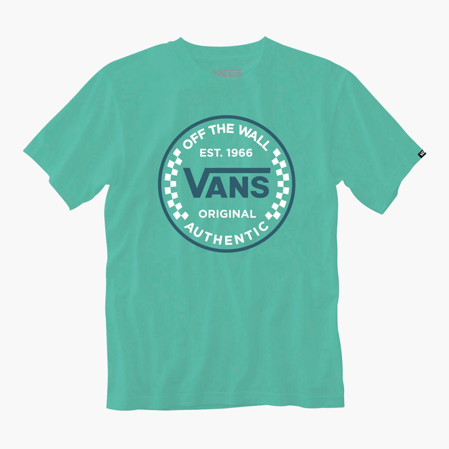 Vans Checker - Verde - Camiseta Hombre talla M