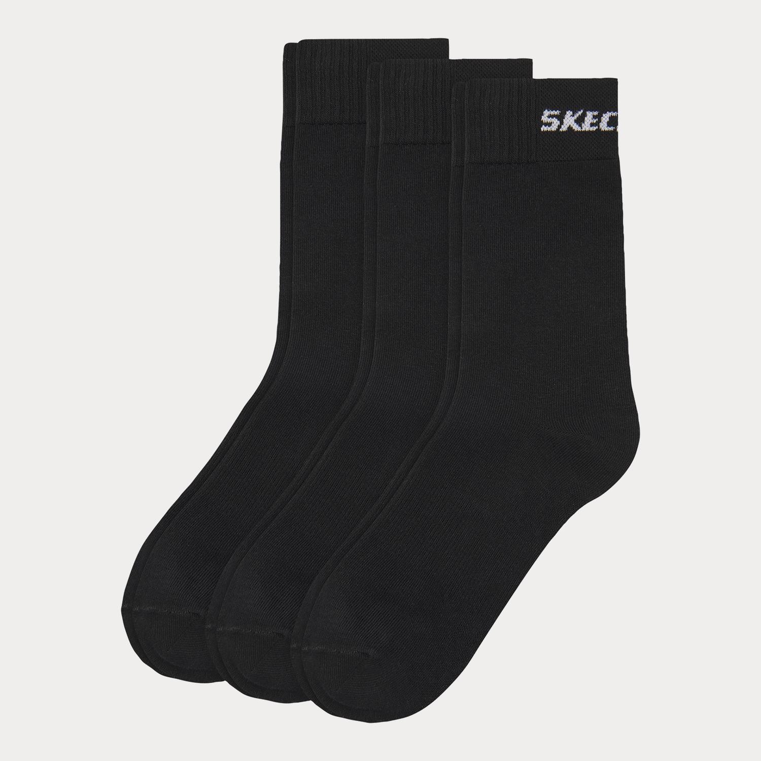 Basic Calcetines Largos P-3 - PRETO tamanho M