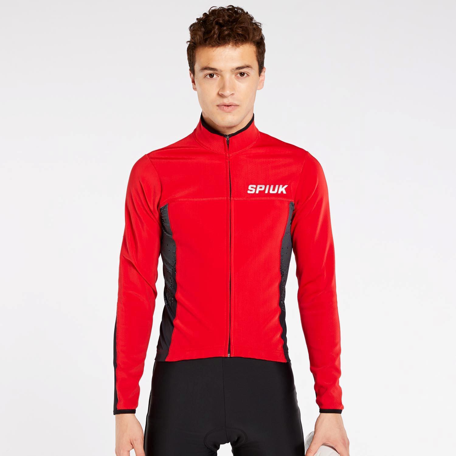 Spiuk Boreas - Rojo - Chaqueta Ciclismo Hombre talla M