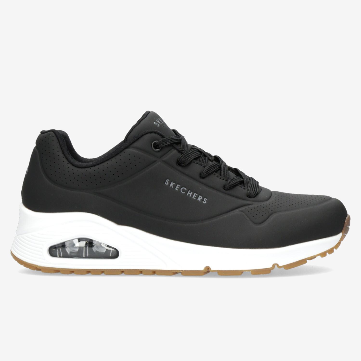 Skechers Uno Stand - Negro - Zapatillas Mujer | Sprinter