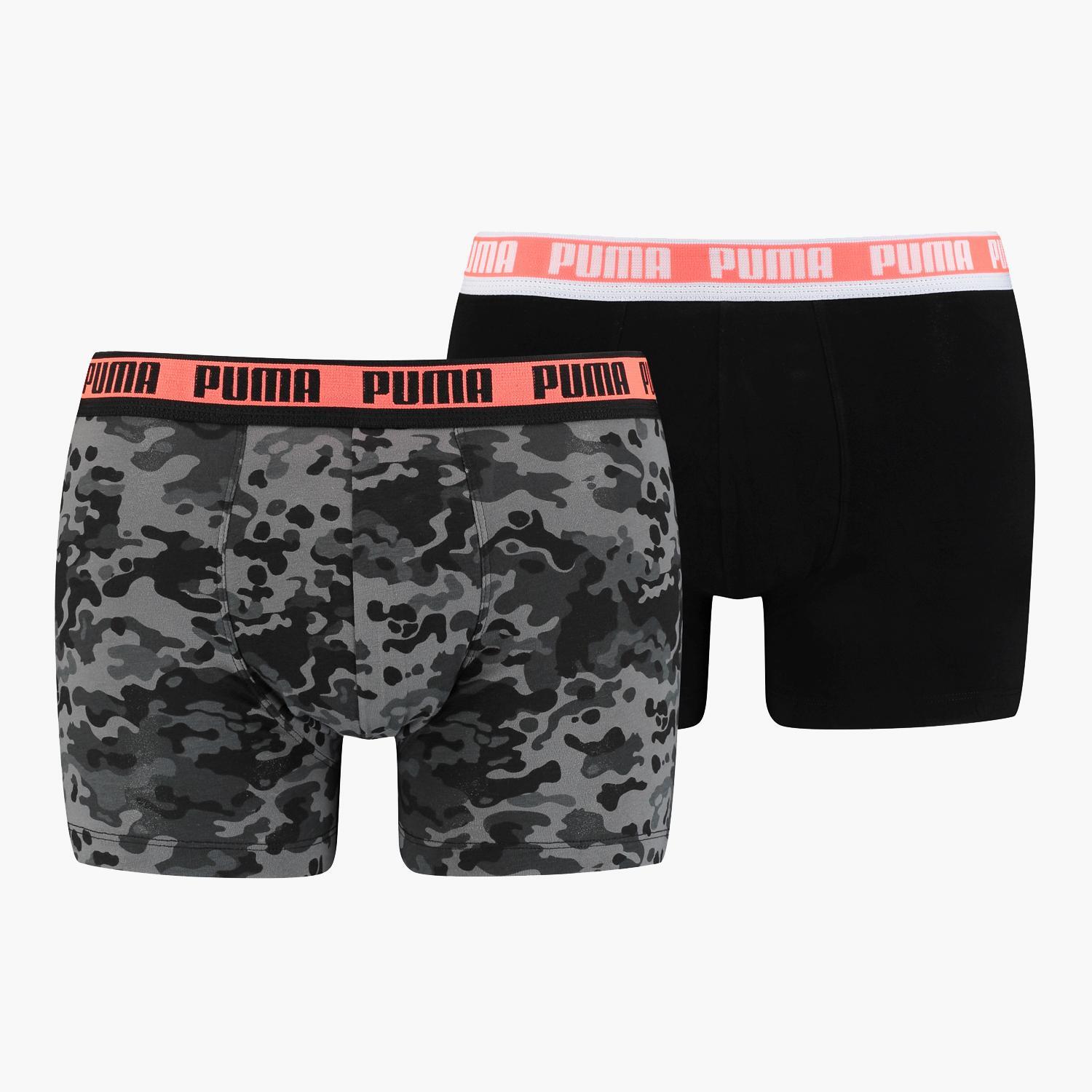 Puma Camo - Negro - Bóxer Hombre talla M