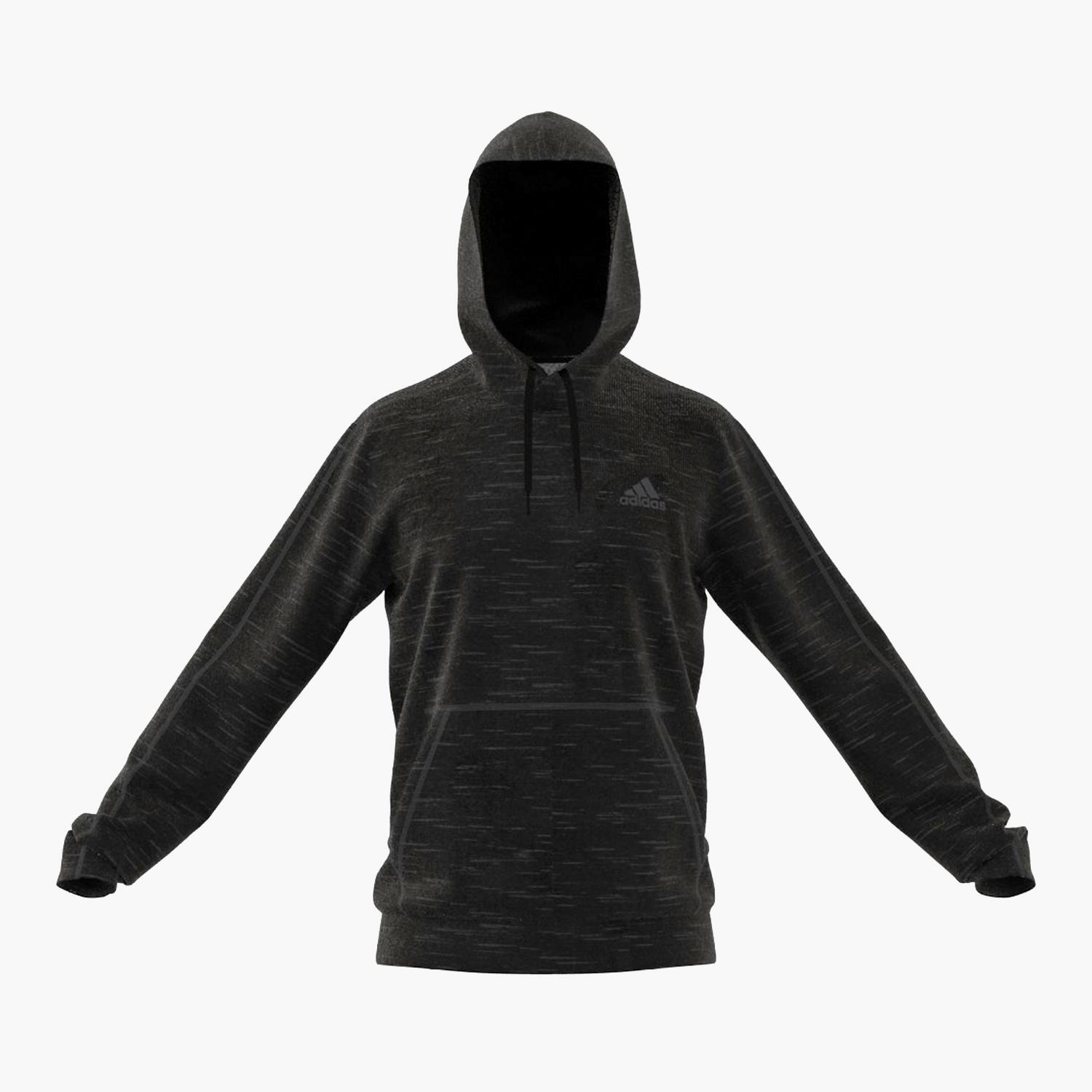adidas Essentials Mélange - Noir - Sweat à capuche homme sports taille L