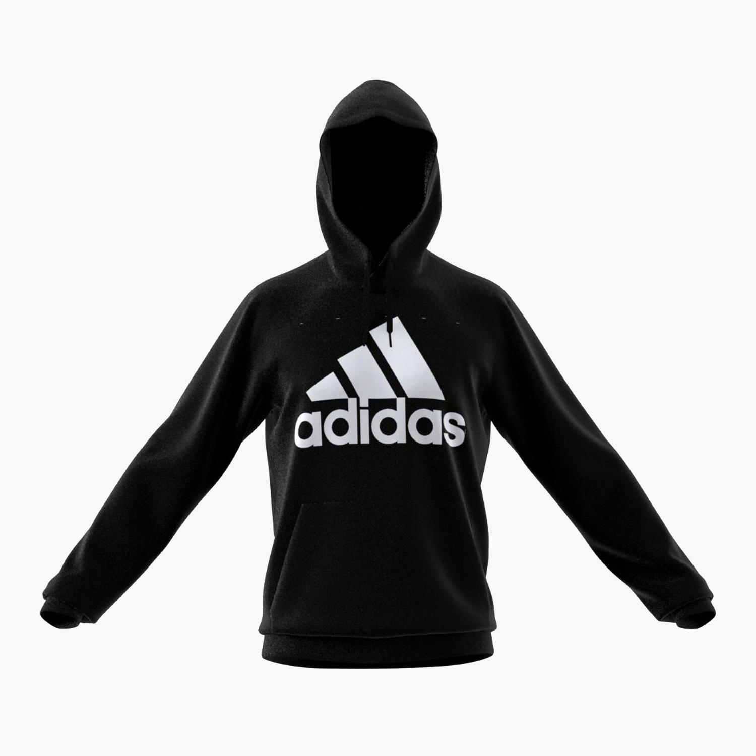adidas Logo Negro Sudadera Capucha Hombre Sprinter