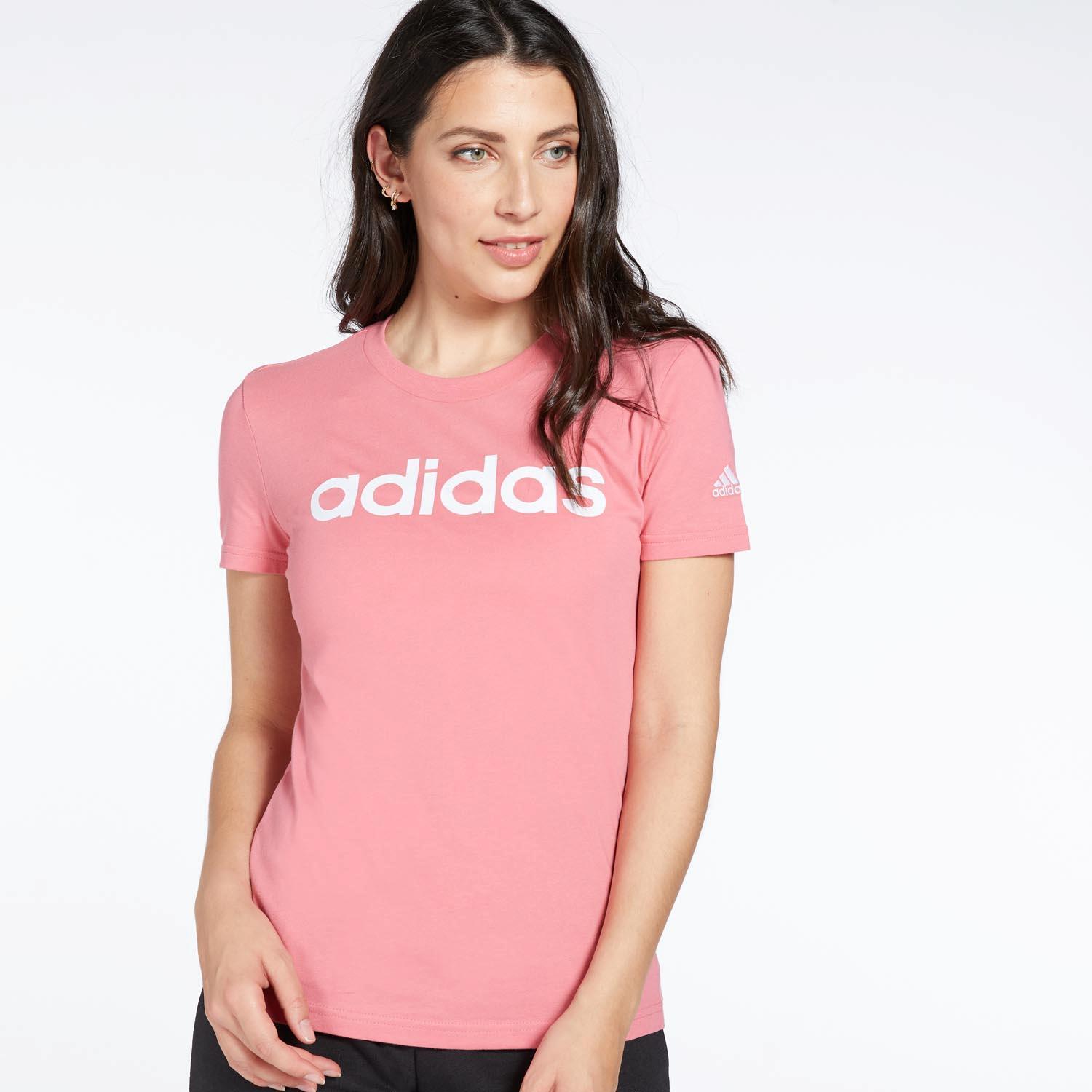 adidas Lin - Rose - T-shirt femme sports taille XL