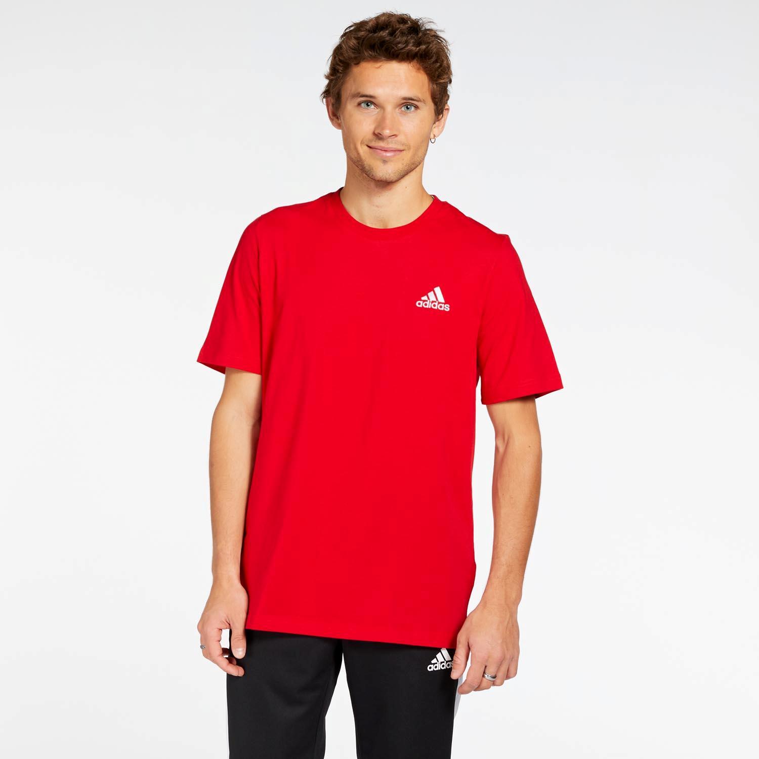 adidas Logo - Rouge - T-shirt Homme sports taille XL
