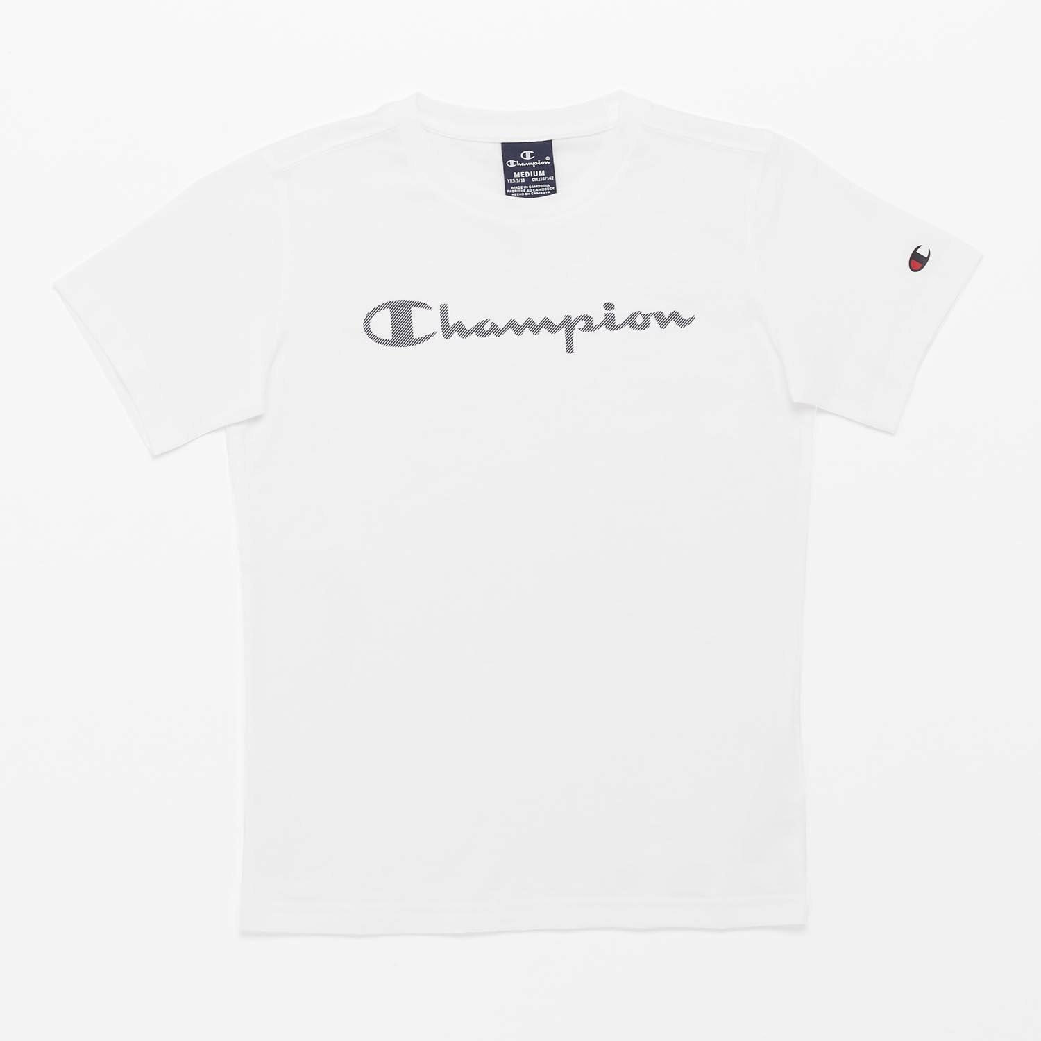 T-shirt  Biglogo - Branco - T-shirt Rapaz tamanho 8