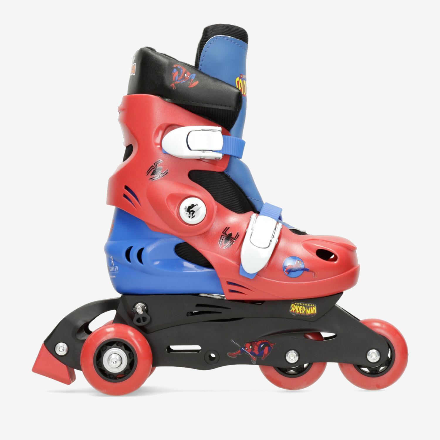 Patines En Línea Spiderman - Rojo - Patines Niño talla L