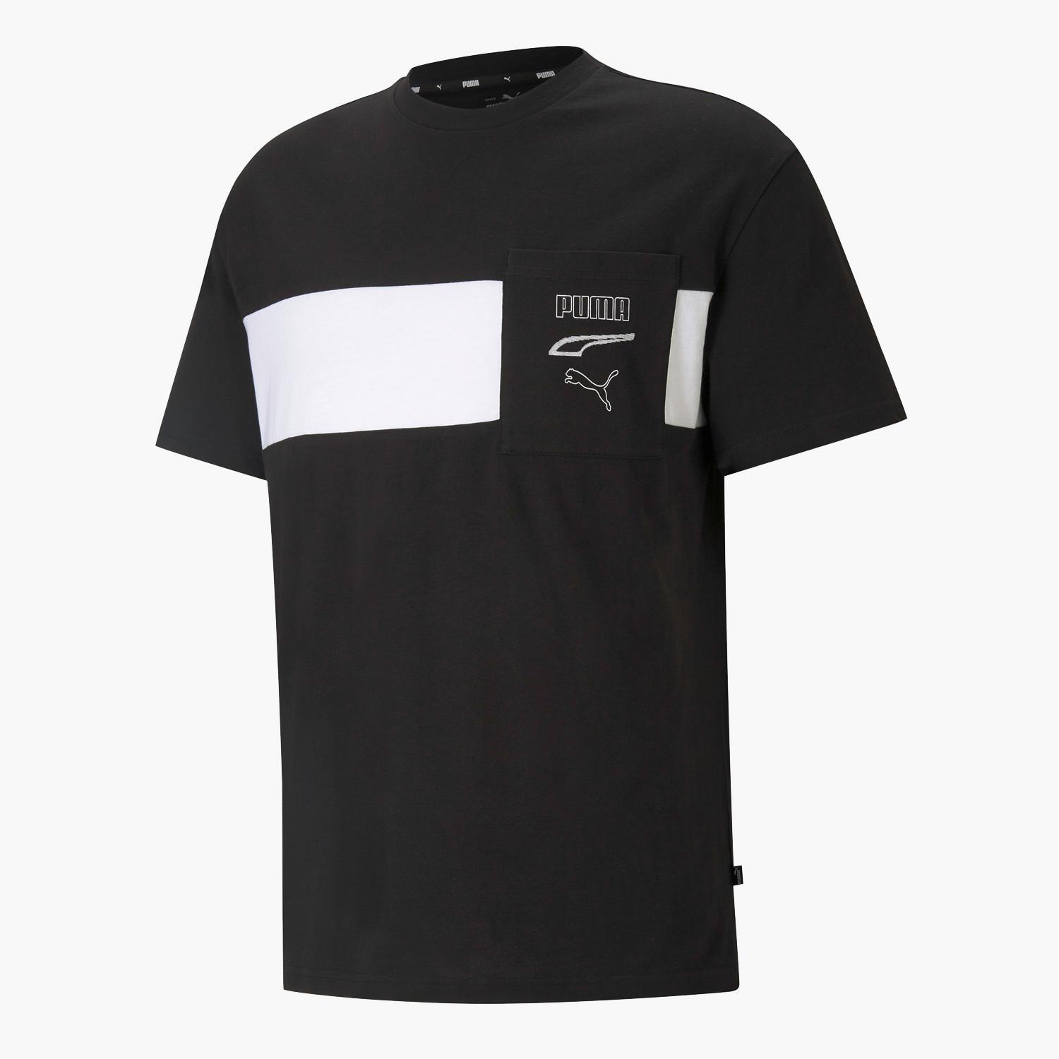 Puma Rebel Advance - Negro - Camiseta Hombre talla S