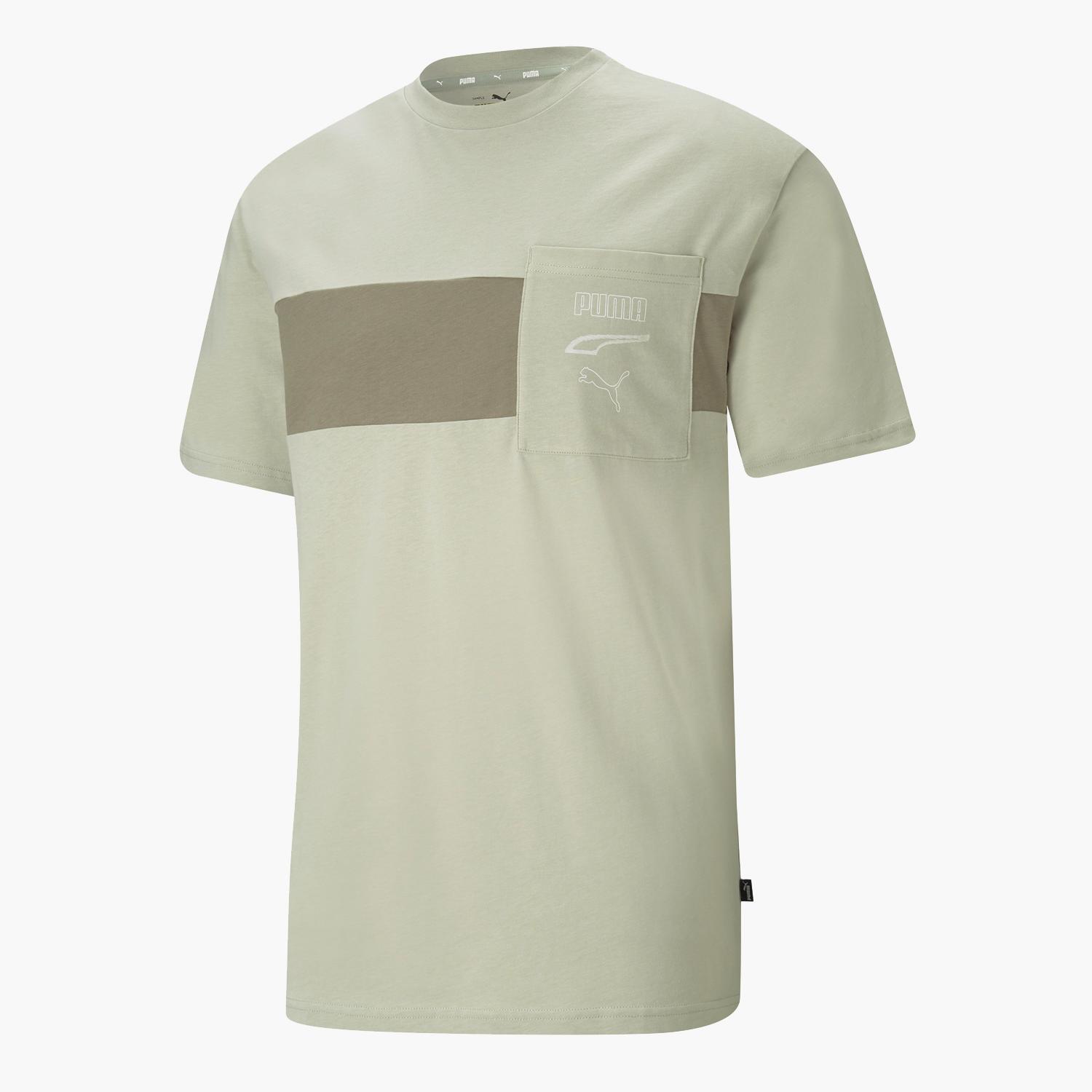 Puma Rebel Advance - Beige - Camiseta Hombre talla L