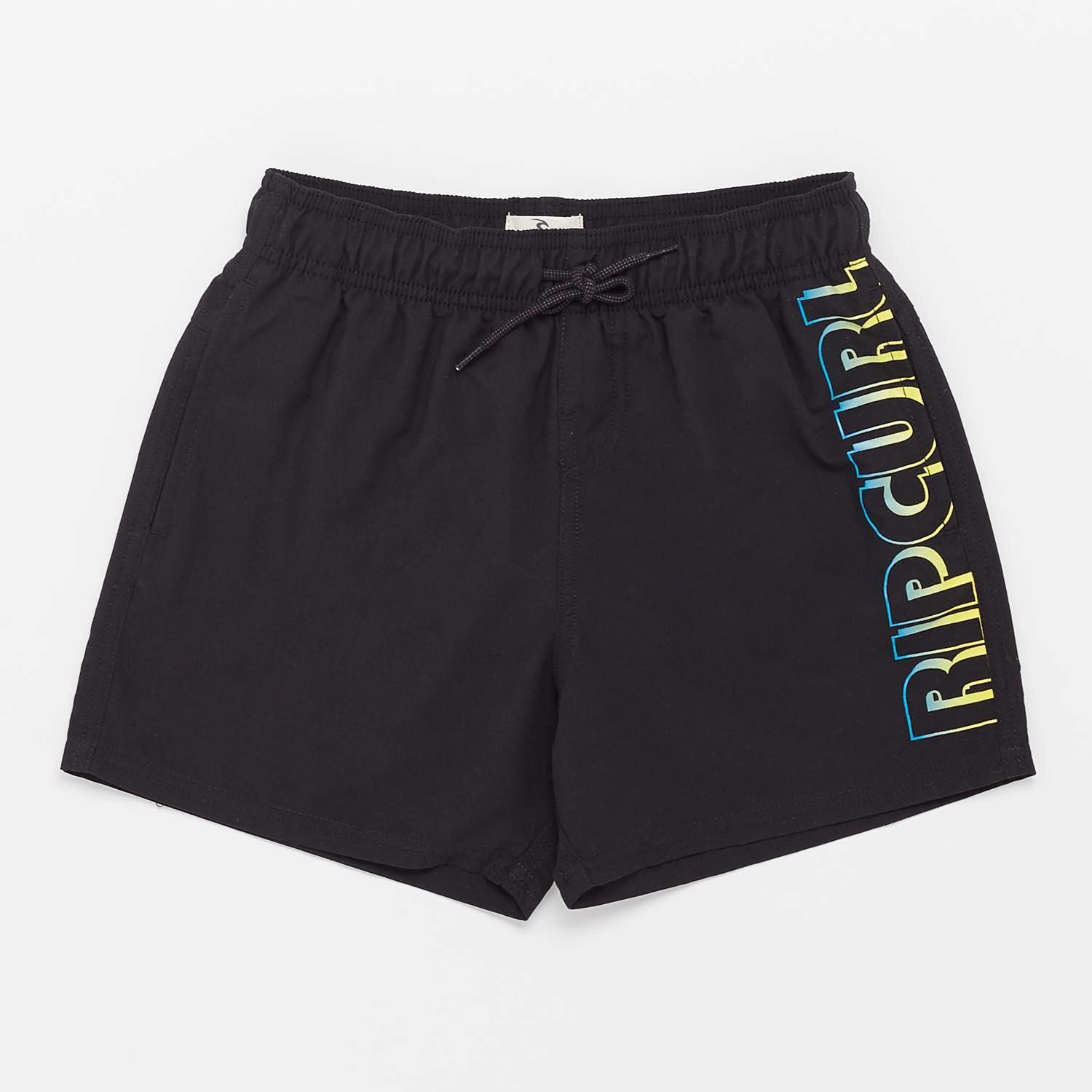 Rip Curl Mama Volley - Negro - Bañador Corto Chico talla 12