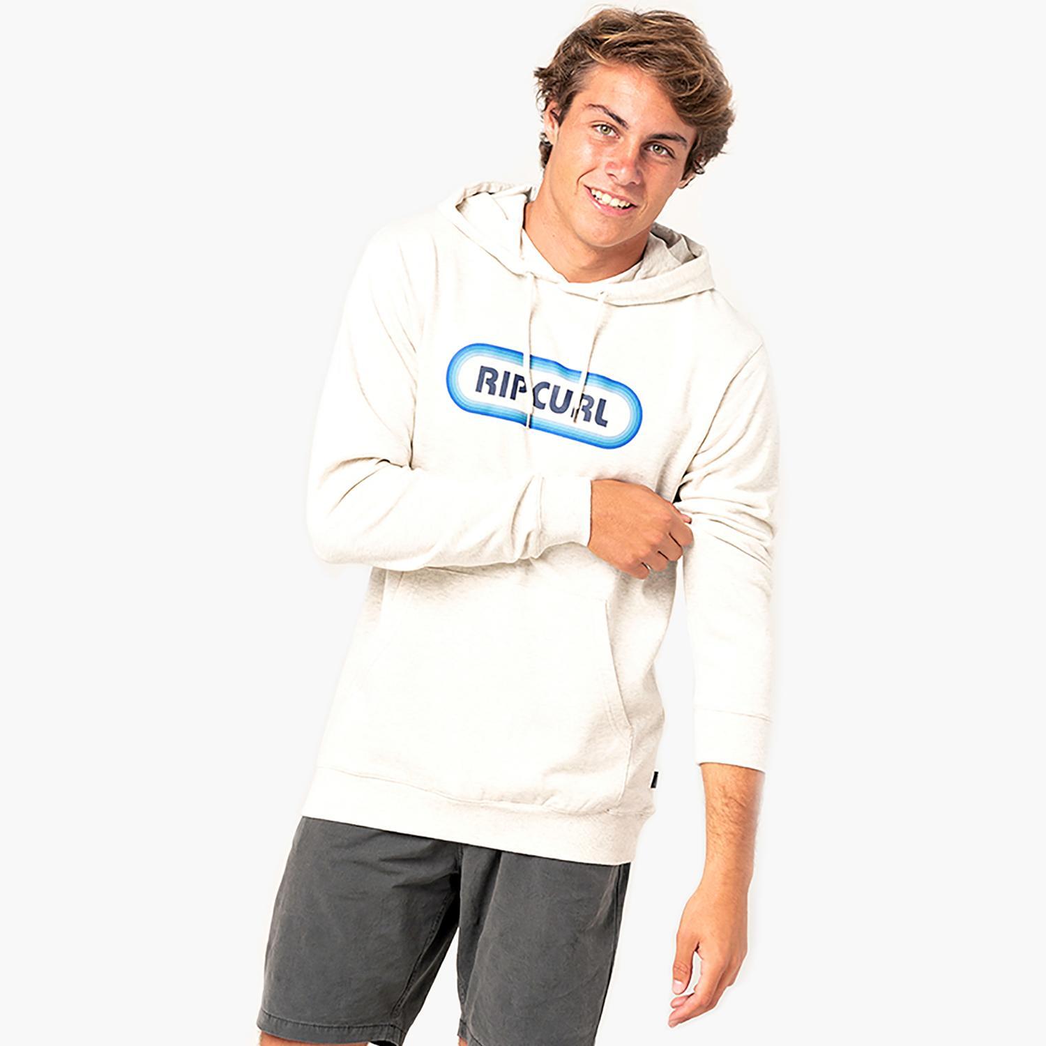 Rip Curl Hey Muma - Blanco - Sudadera Capucha Hombre talla L