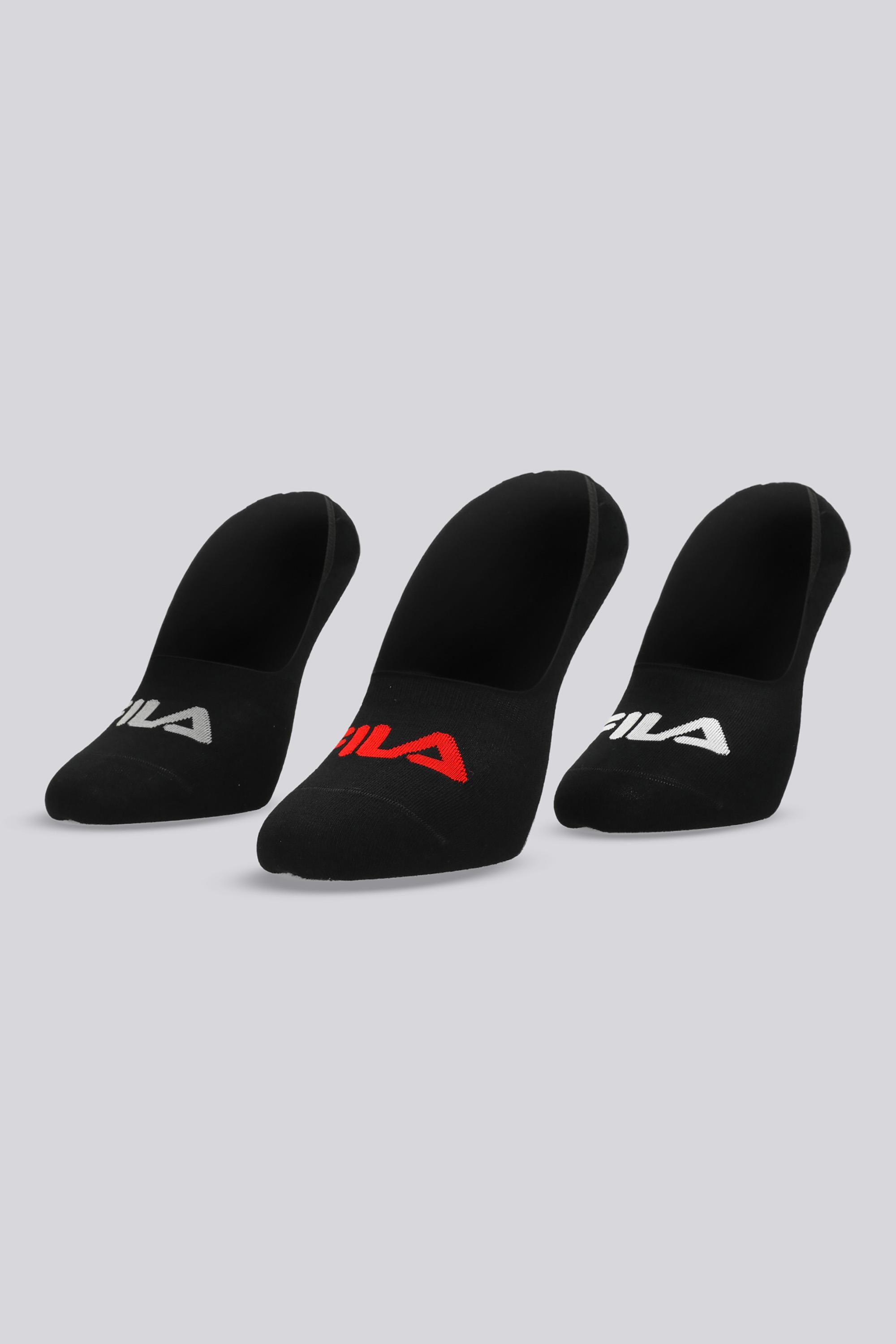 Calcetines Fila - Negro - Calcetines Invisibles Hombre talla T.U.