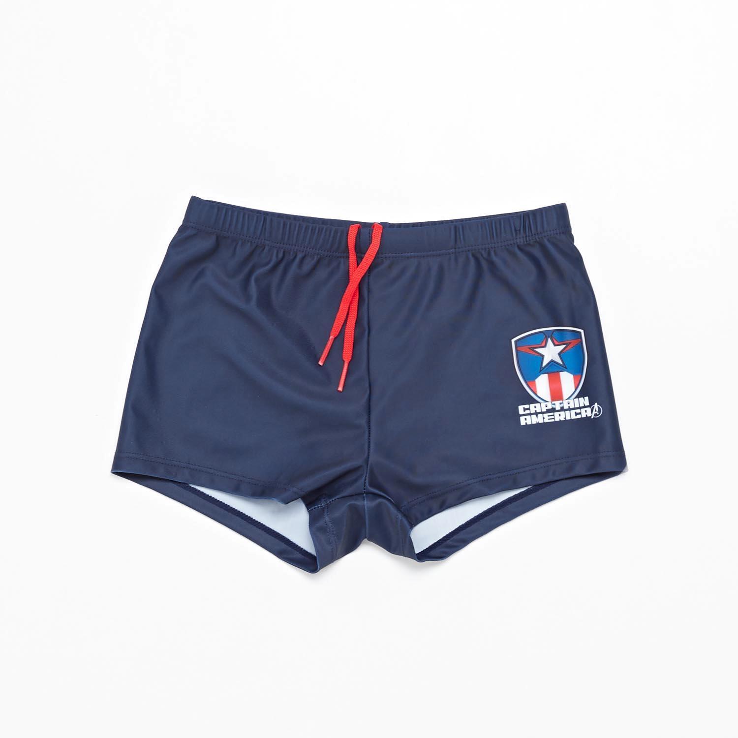 Boxer Natación Capitán América - Marino - Bañador Chico talla 10