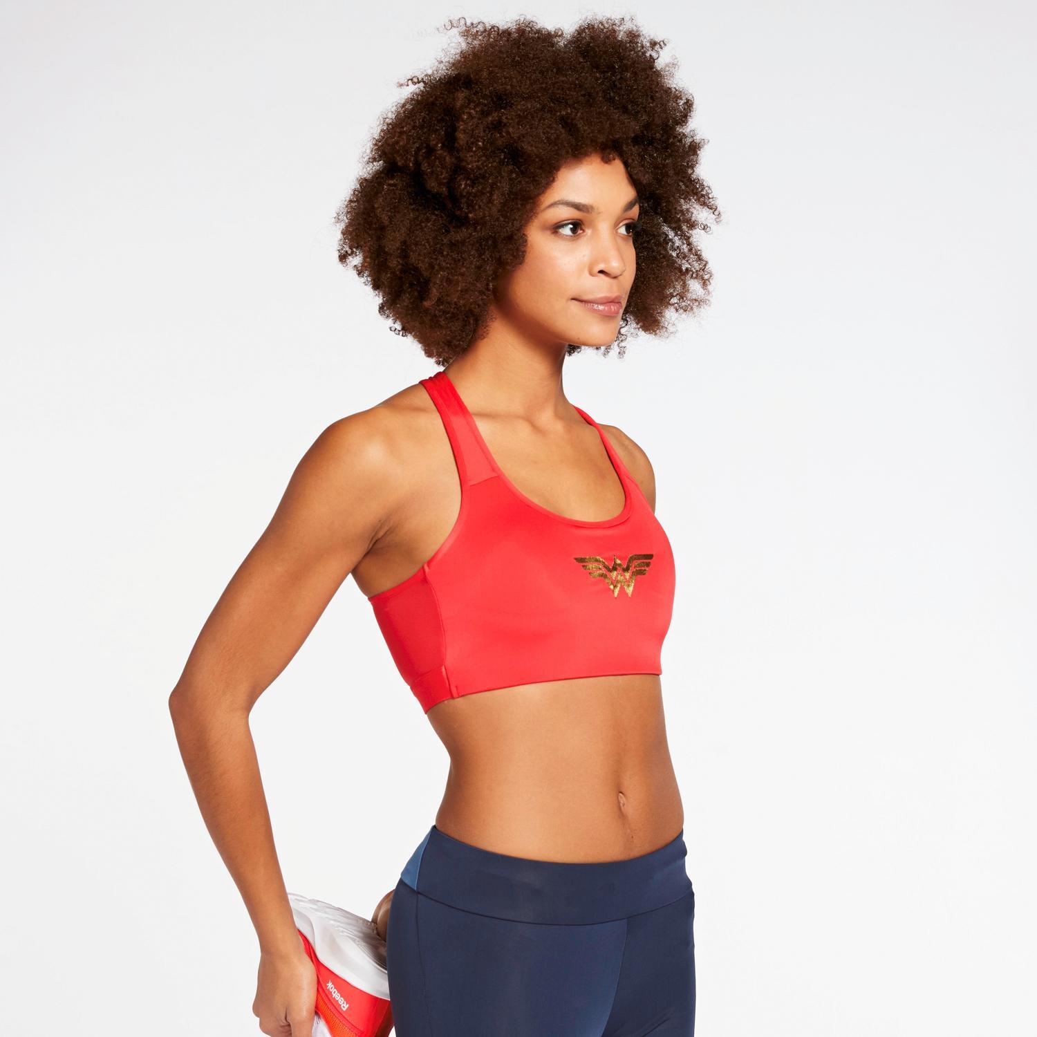 Sujetador Deportivo Wonder Woman - Rojo - Top Mujer DC Comics talla XS