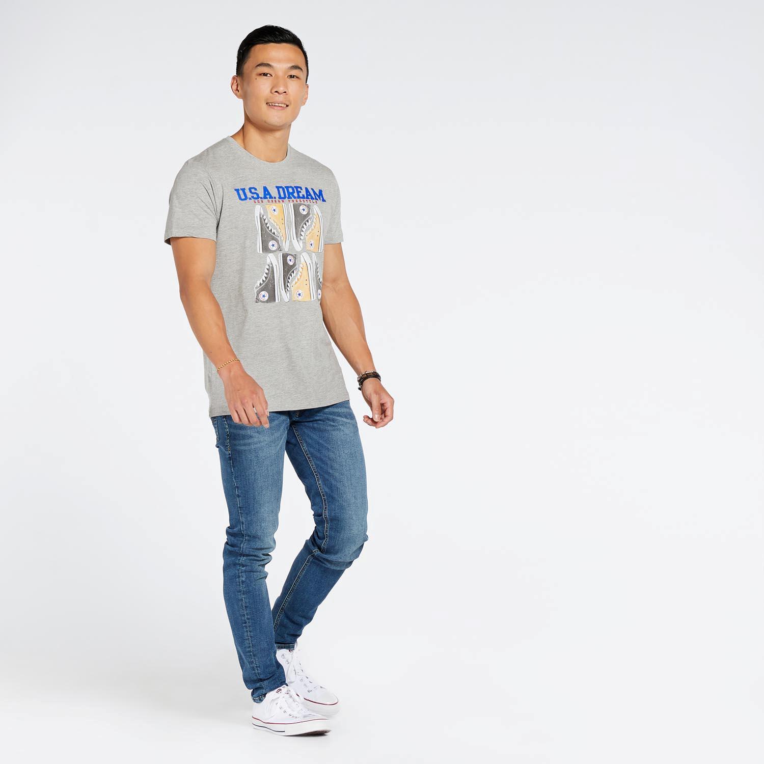 T-shirt  Dream - Cinza - T-shirt Homem tamanho L