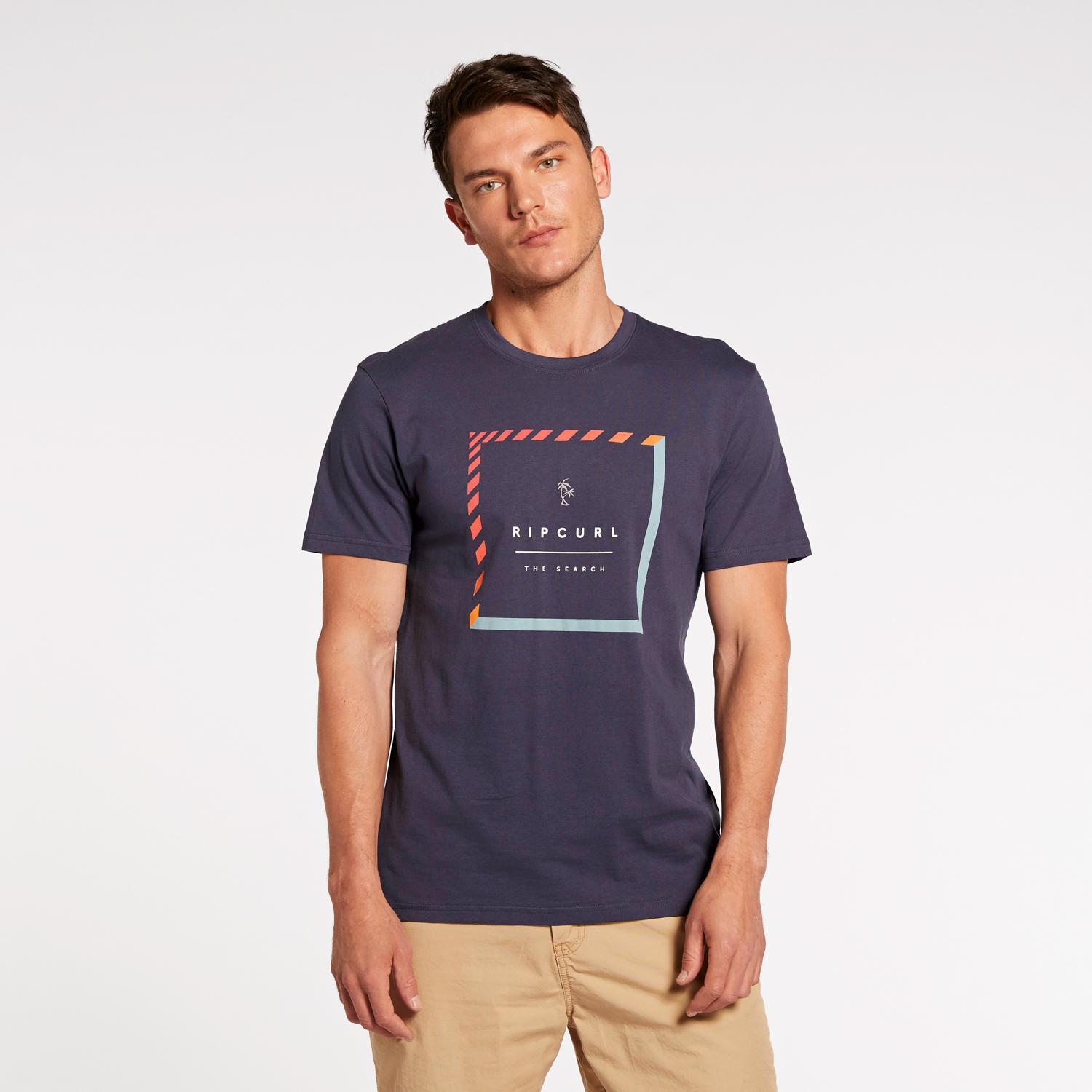 Rip Curl Stacked - Marino - Camiseta Hombre talla L