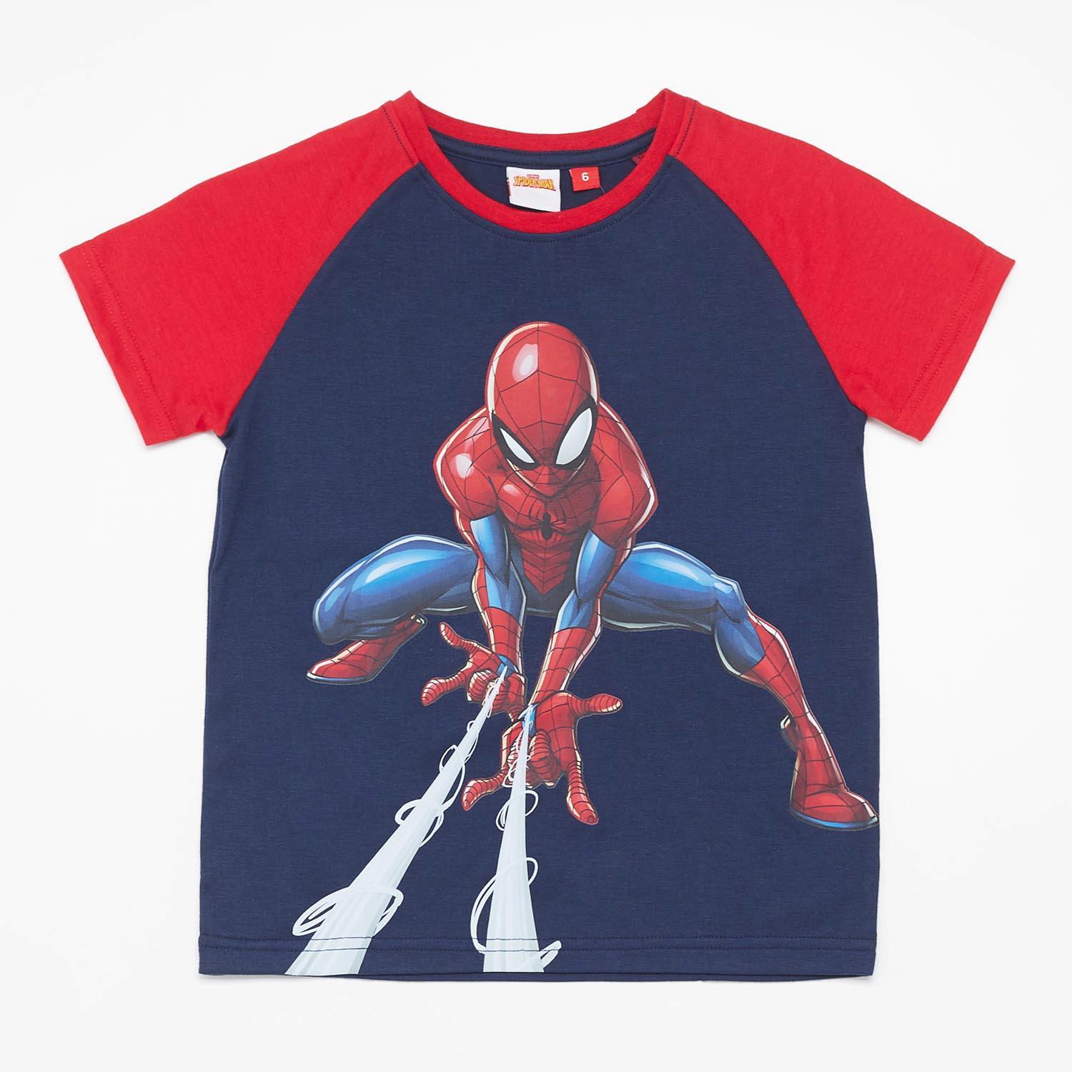 T-shirt  Spiderman - Azul - T-shirt Menino tamanho 6