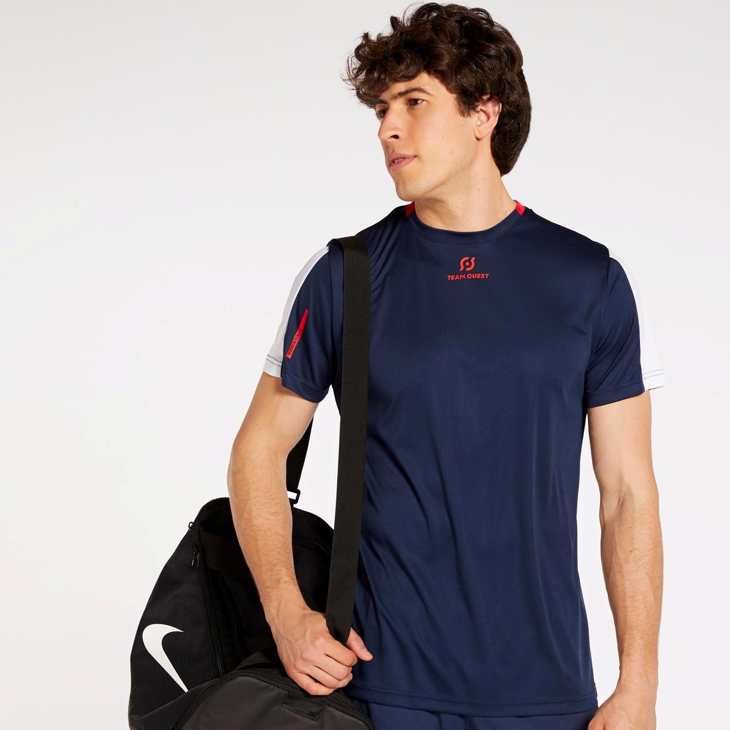 T-shirt  Basics - Azul - T-shirt Futebol Homem tamanho XL