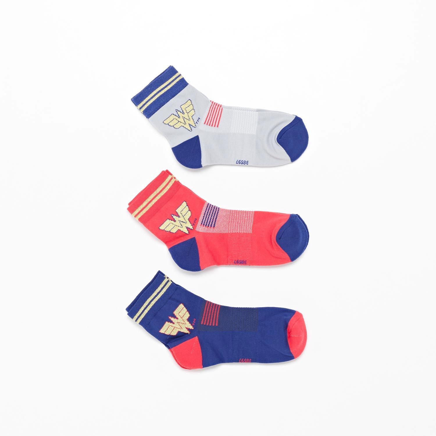 Calcetines Wonder Woman - Gris - Calcetines Mujer talla L