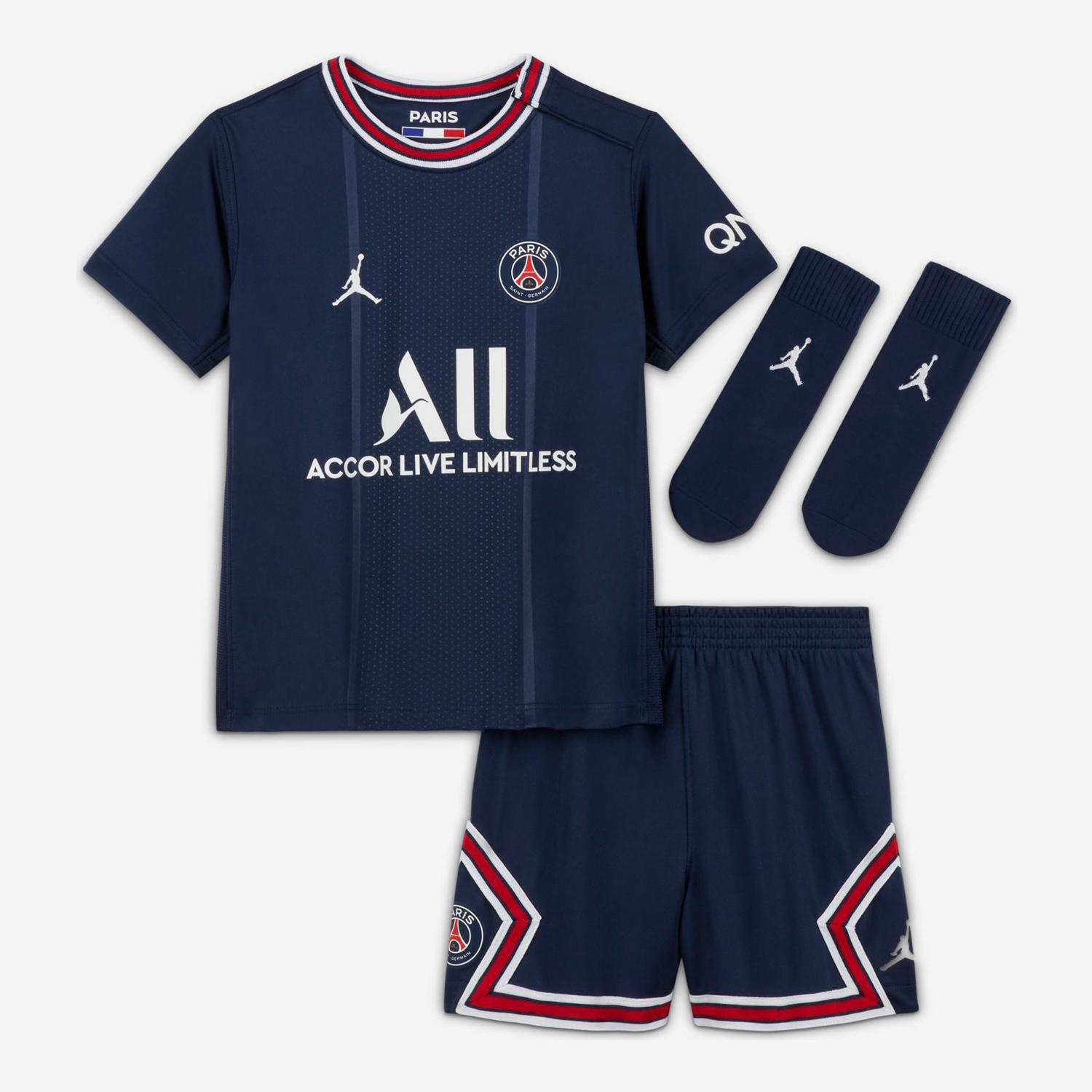 Equipación PSG Bebé - Marino - Equipación Fútbol Bebé talla 24M