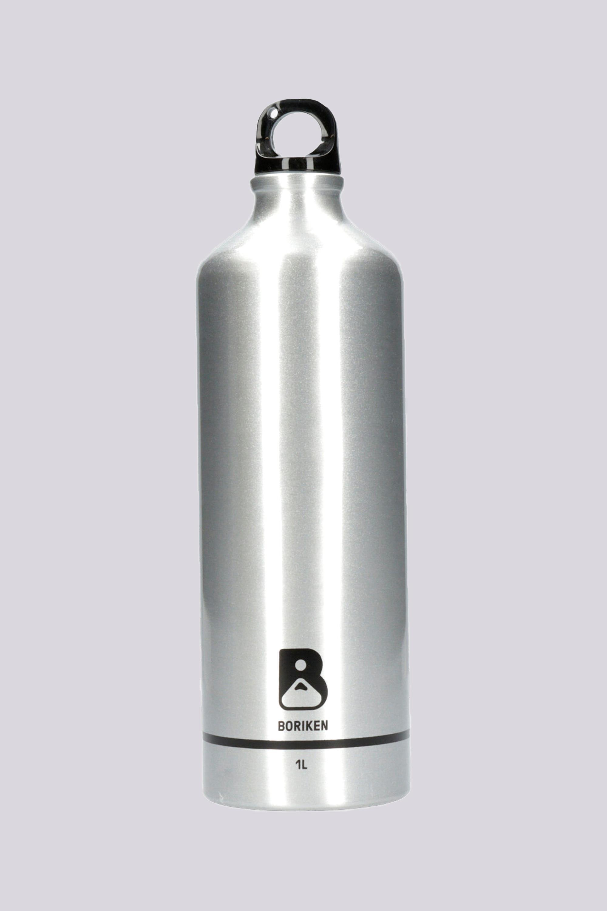 Botella Aluminio Boriken 1L - Gris - Botella Agua talla T.U.