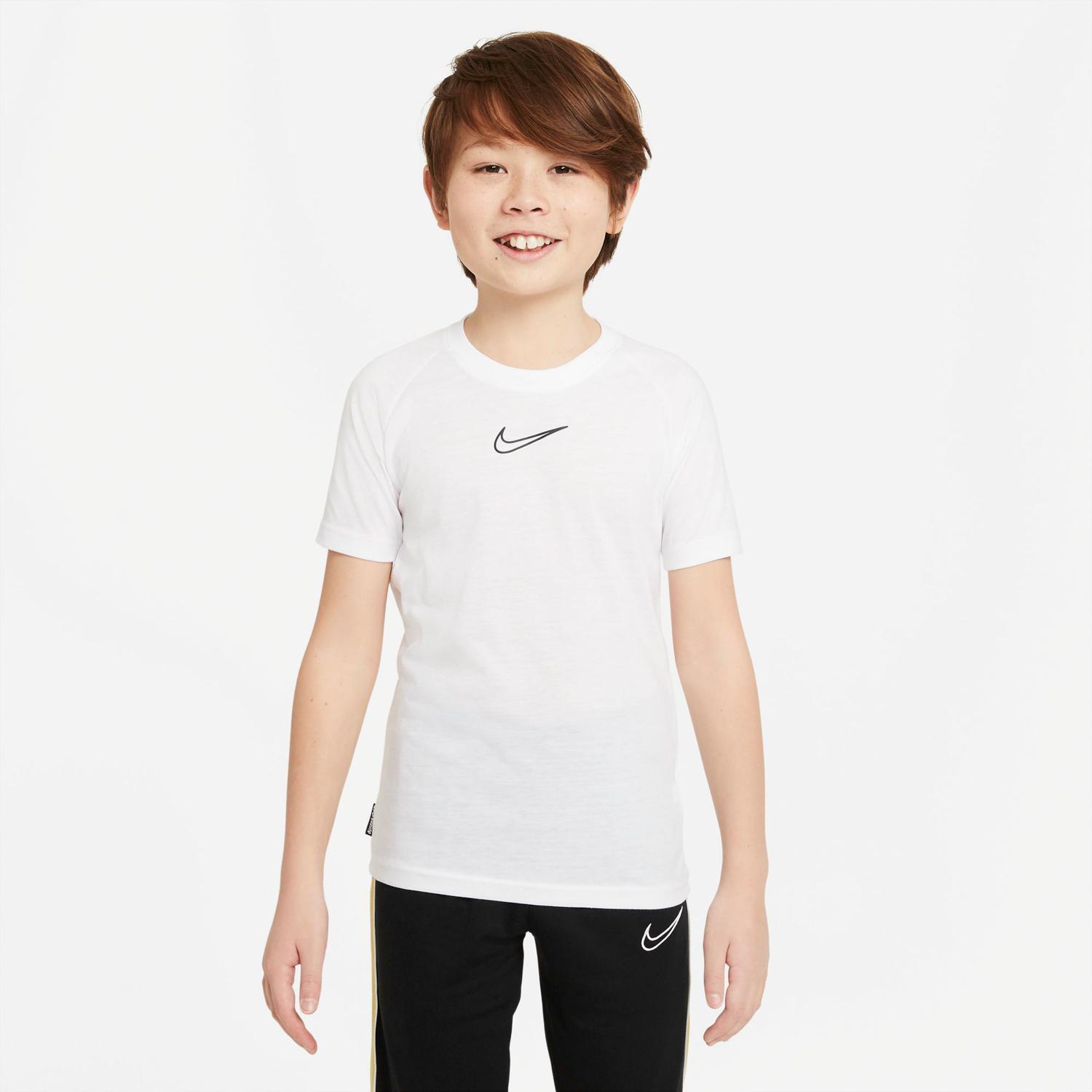 T-shirt  Dry Academy - Branco - T-shirt Futebol Rapaz tamanho 12