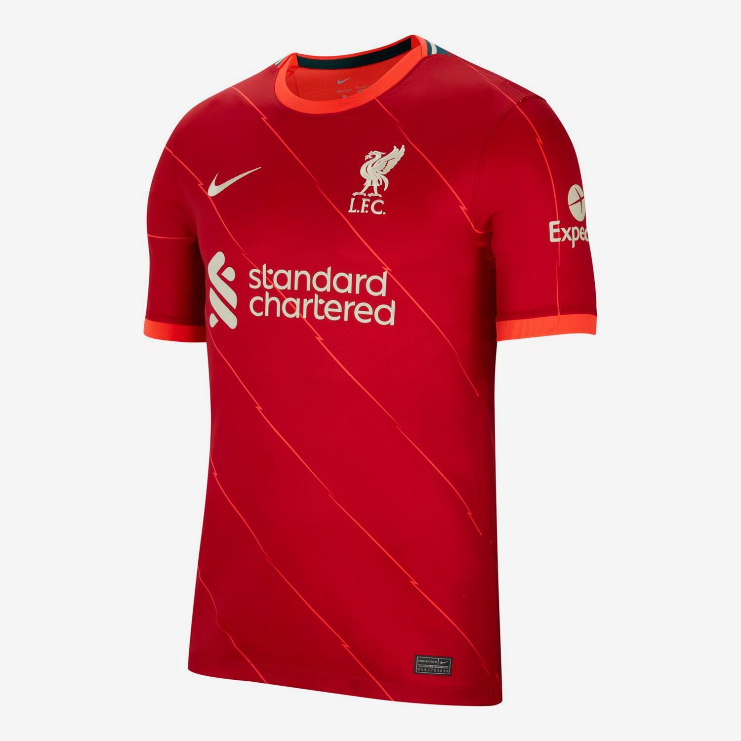 Camiseta Liverpool 1ª Equipación 21/22 - Rojo - Hombre talla