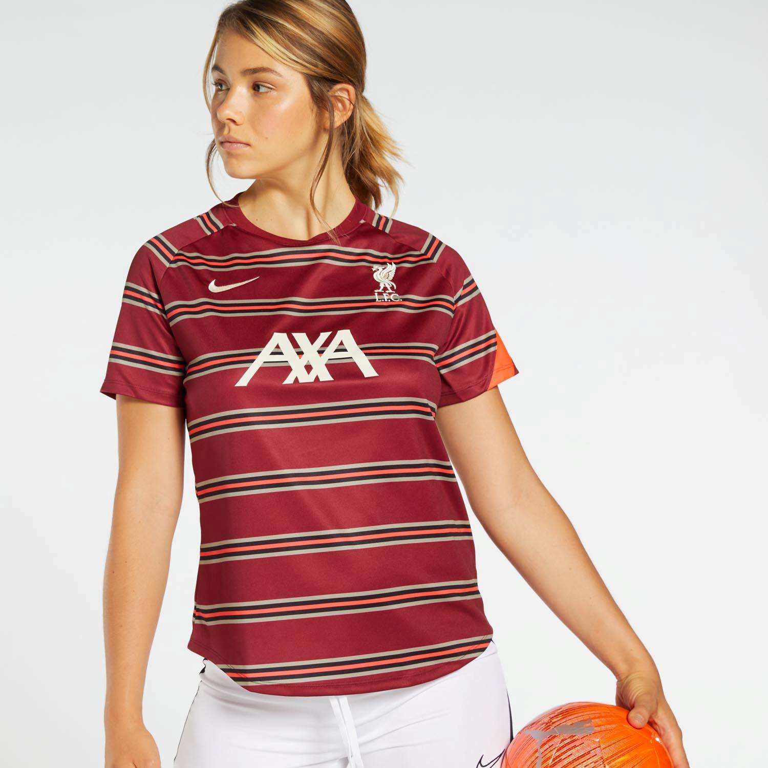 Camiseta Liverpool Entrenamiento 21/22 - Roja - Hombre talla