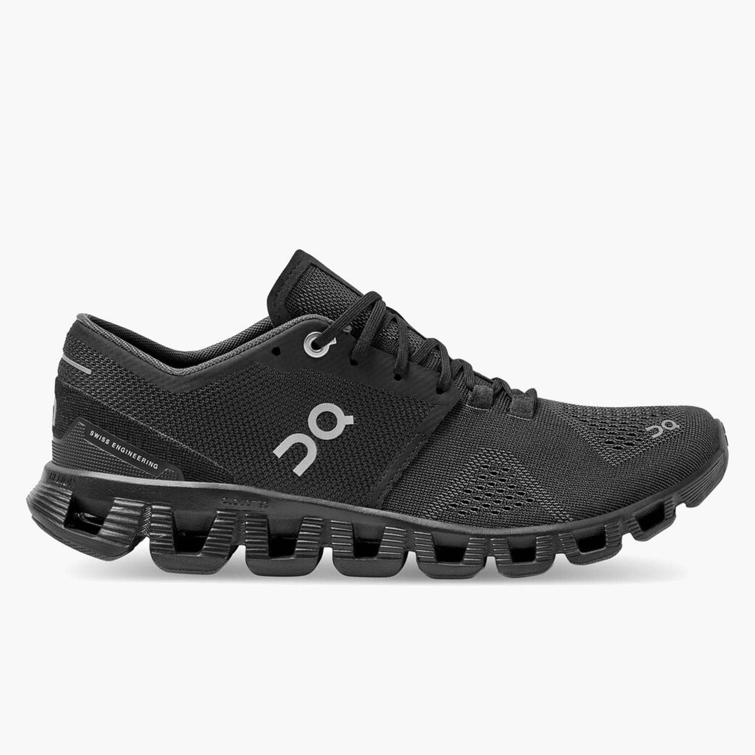 On Running Cloud X - Negras - Zapatillas Running Mujer